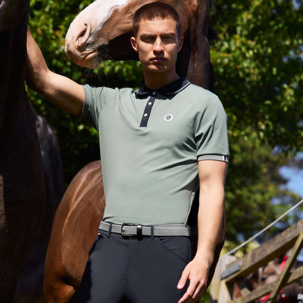Kingsland Polo KLLorenzo Hommes Green Agave