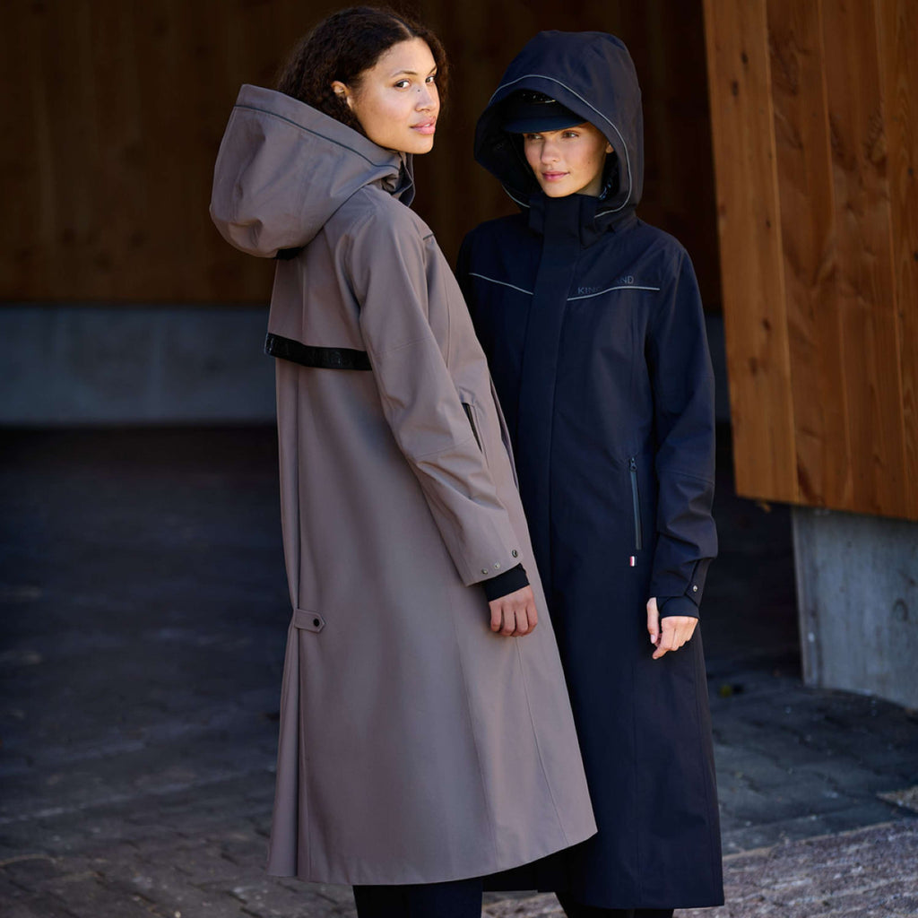 Kingsland Veste Longue KLLucia Étanche Brown Iron
