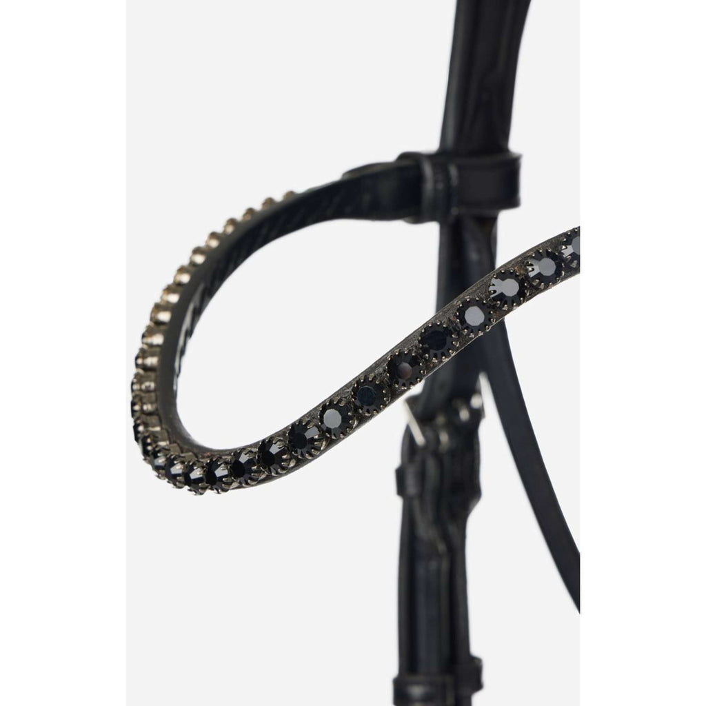 LeMieux Bride Kudos Patent Dressage Noir