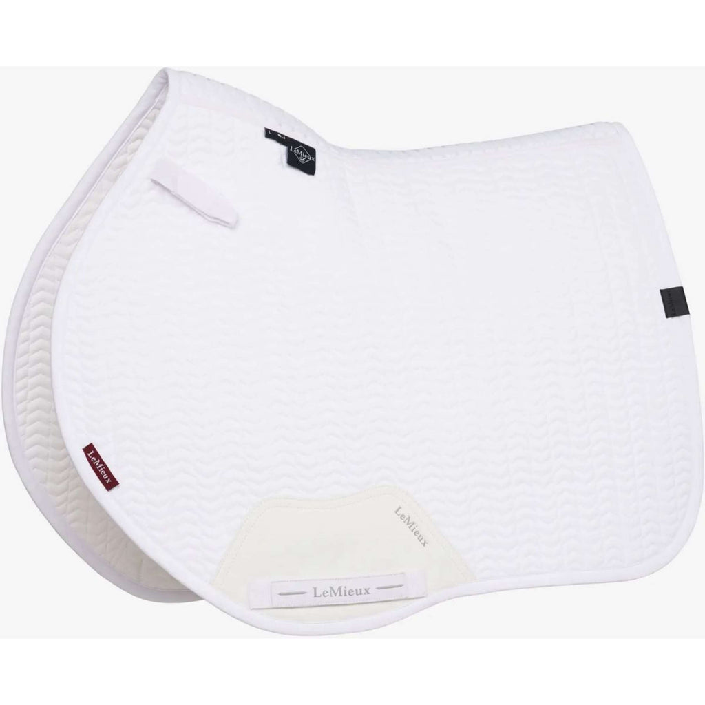 LeMieux Tapis de Selle Essence de Saut Blanc
