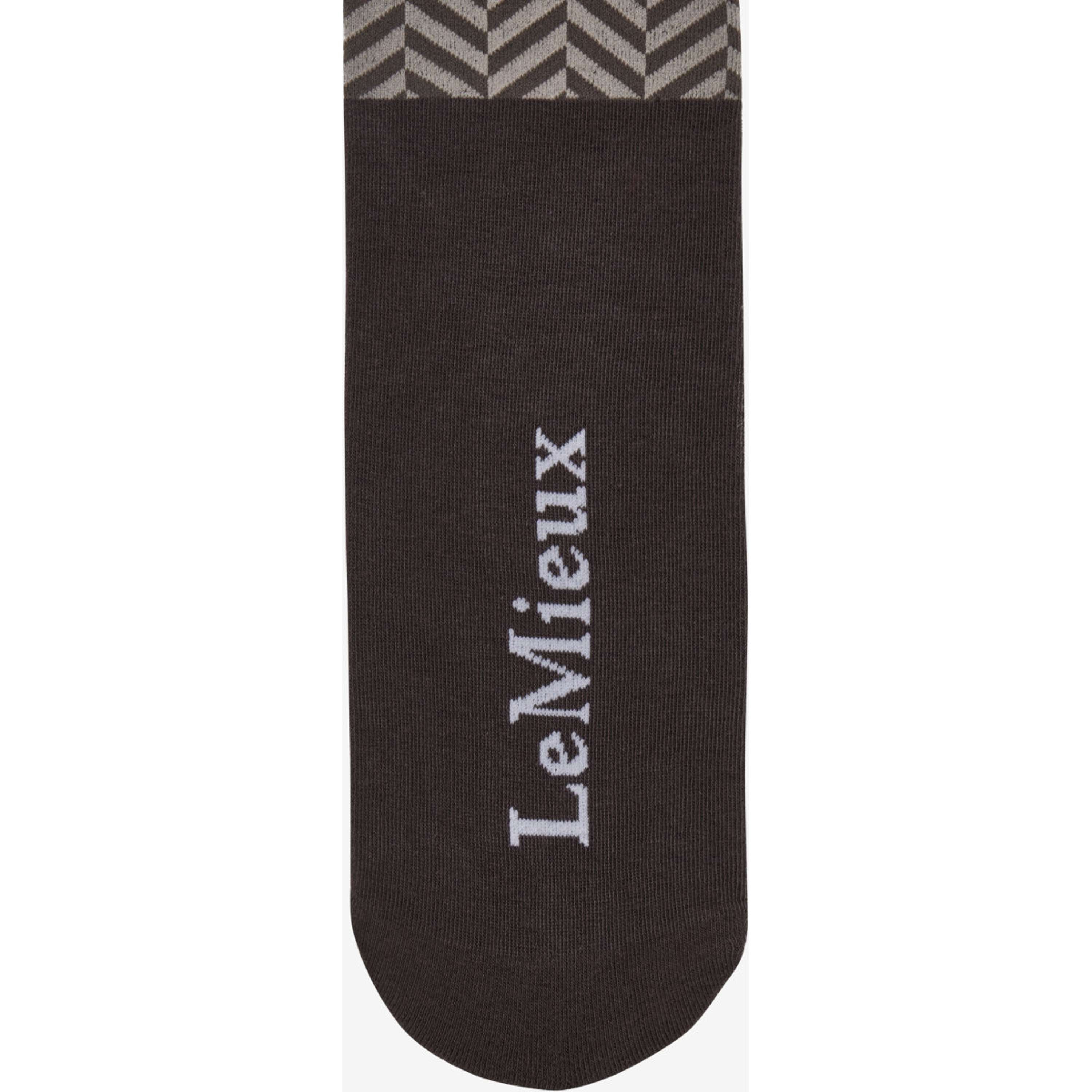 LeMieux Chaussettes d'Équitation Heritage Footsie Cocoa