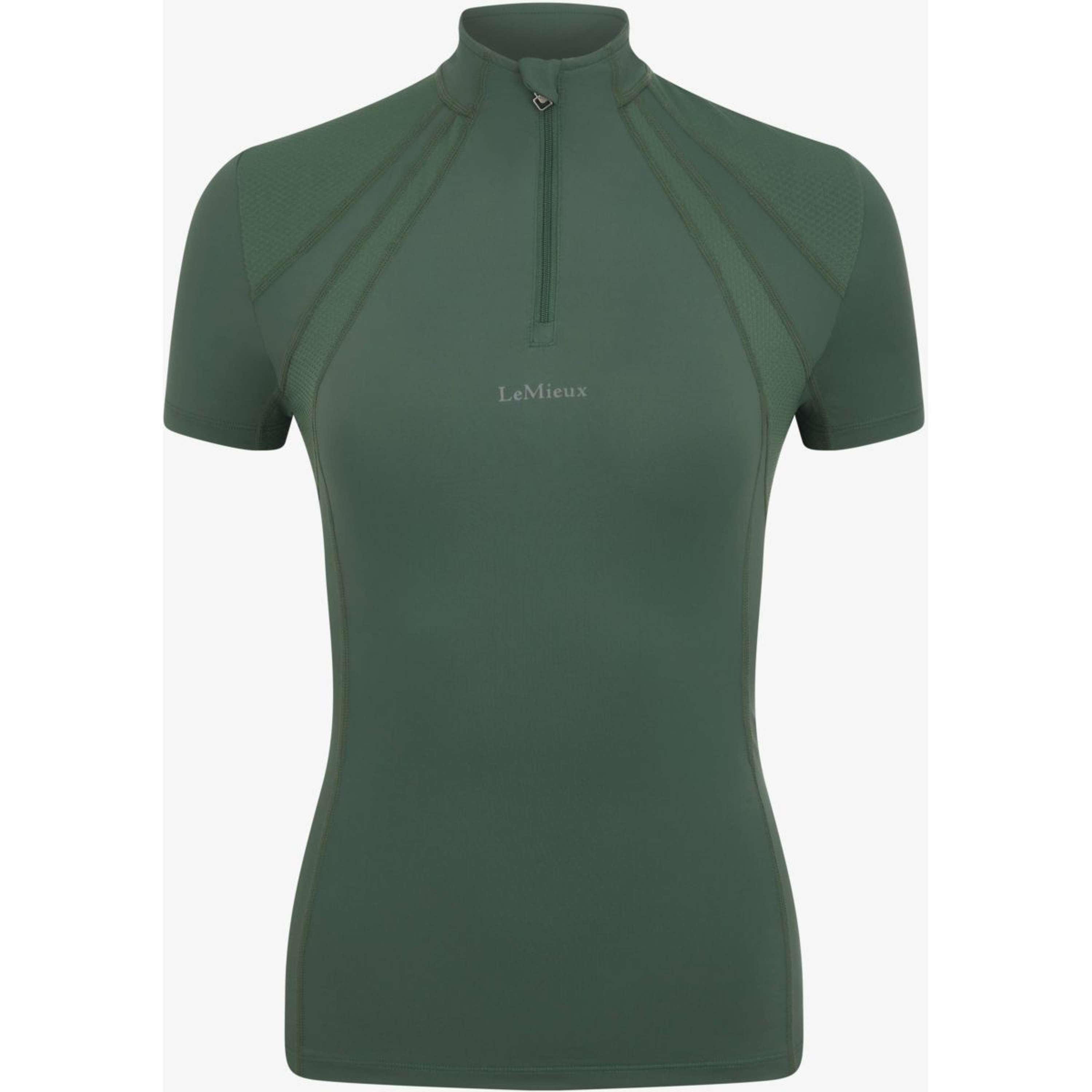 LeMieux Baselayer Mia Mesh Manches Courtes Hunter Green