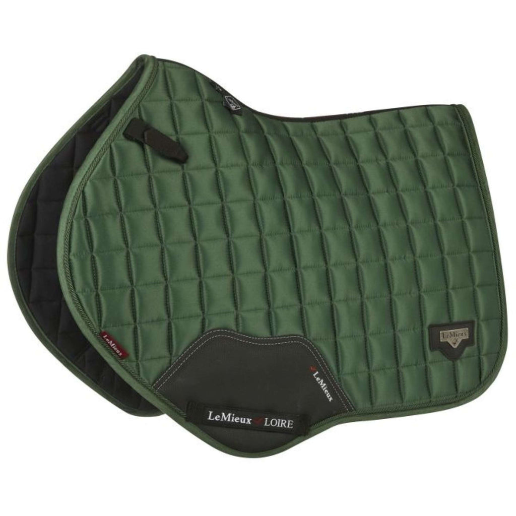 LeMieux Tapis de Selle Loire Classic Satin Square CC Hunter Green
