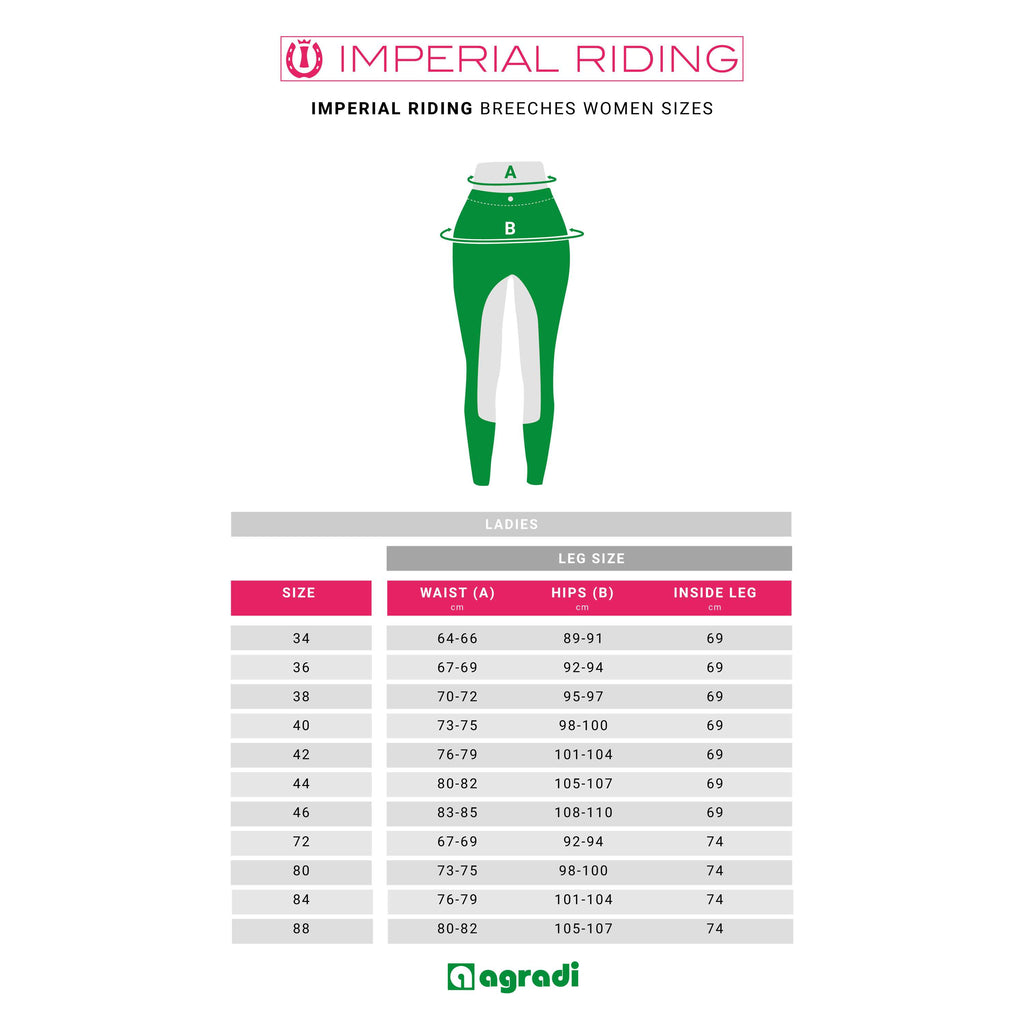 Riding World Pantalon d'Équitation Memphis Femme Marin