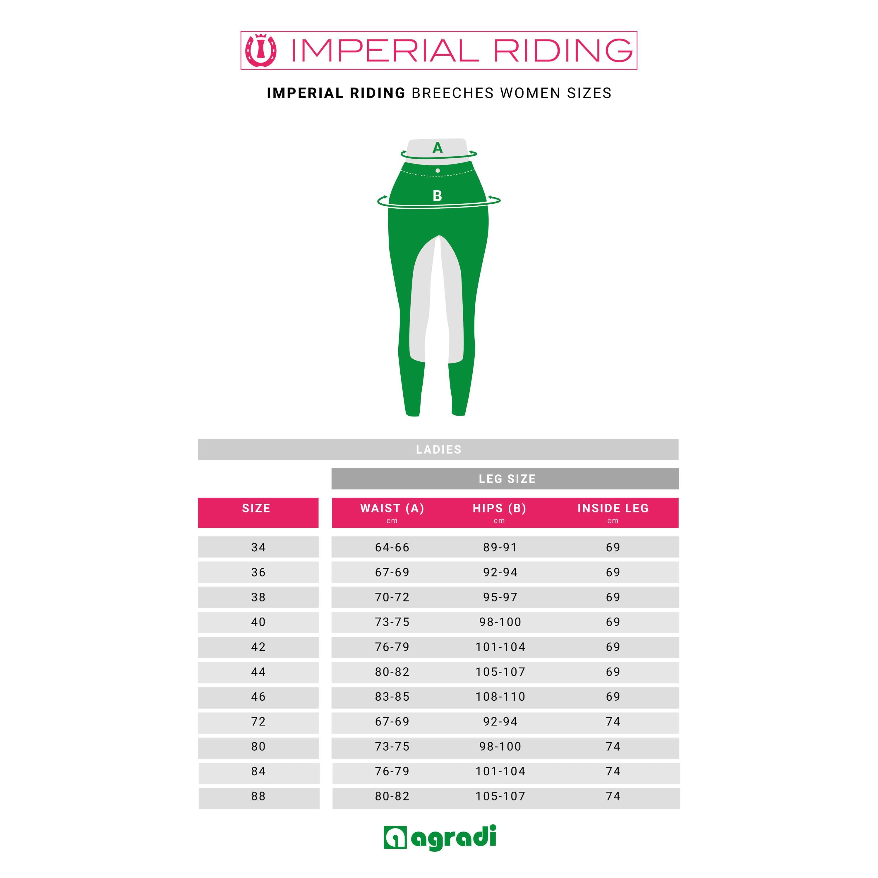 Riding World Pantalon d'Équitation Memphis Femme Noir