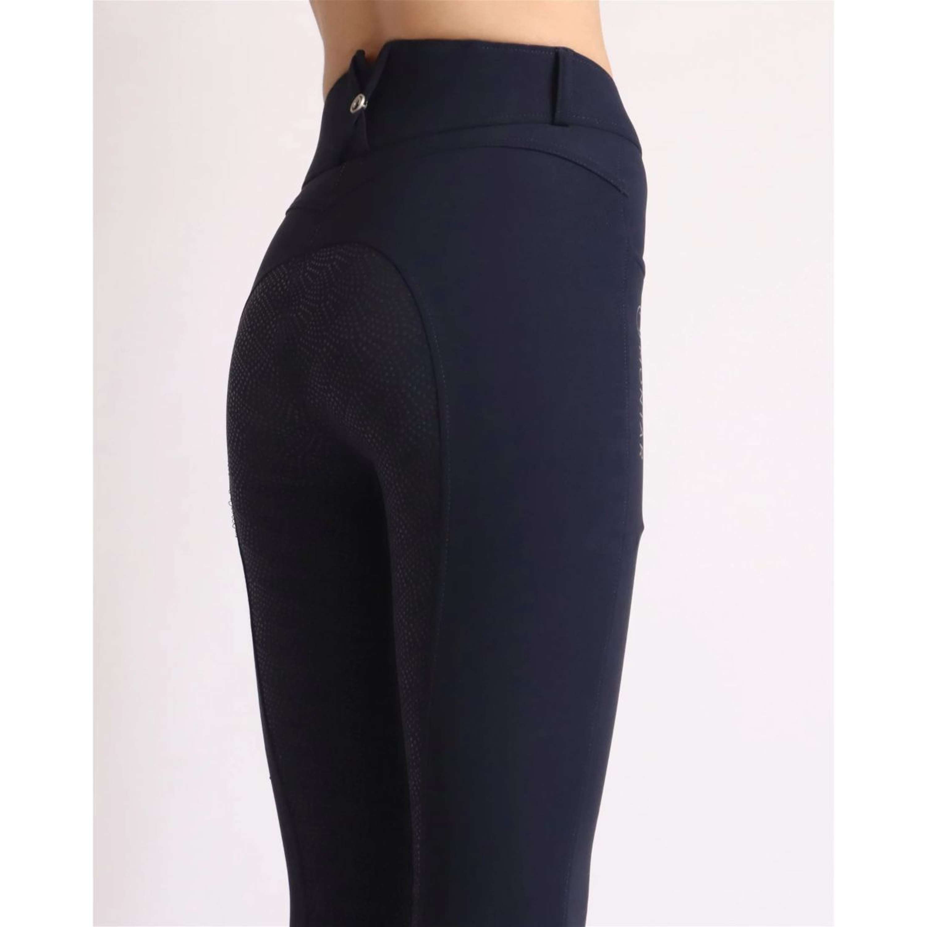Montar Pantalon d'Équitation Ess Megan High Waist Full Grip Marin foncé