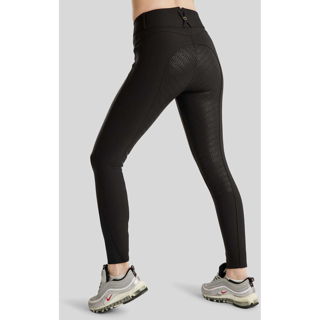 Montar Pantalon d'Équitation Megan Yati Highwaist Full Grip Noir