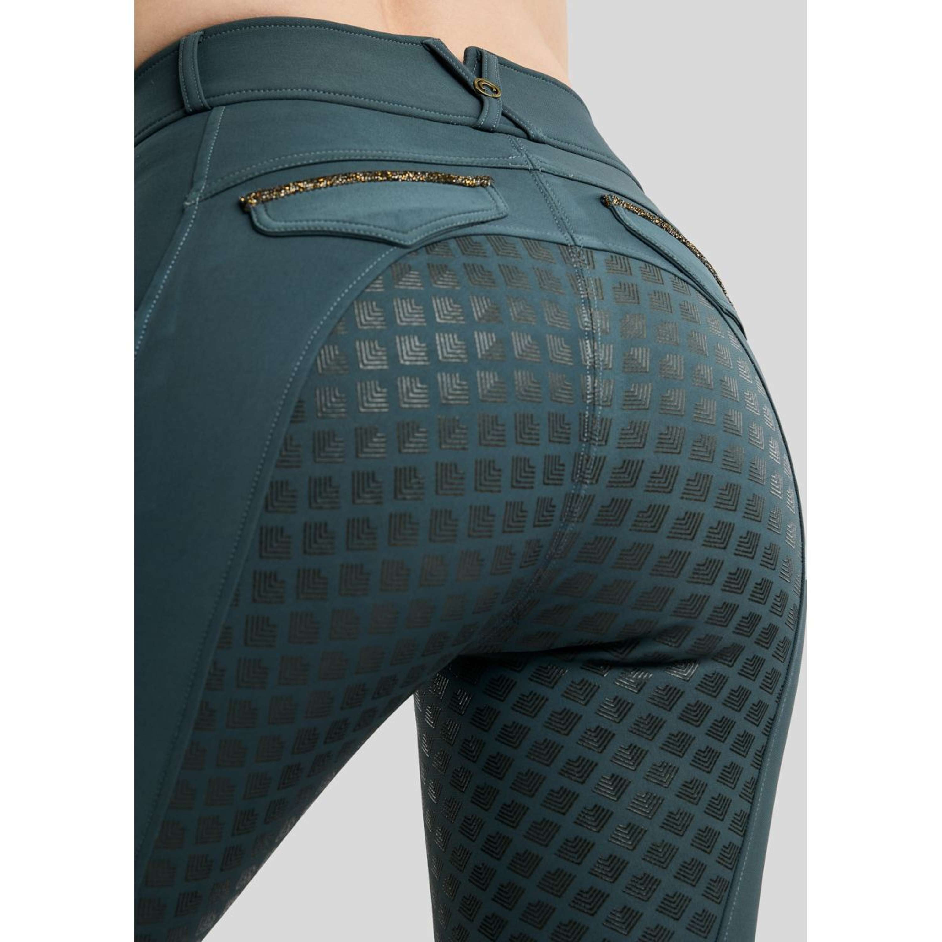 Montar Pantalon d'Équitation MoVeronica Golden Quartz Full Grip Dark Slate