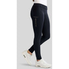Montar Legging d'Équitation MoEverline Hybrid Golden Quartz Crystals Kids Full Grip Marine
