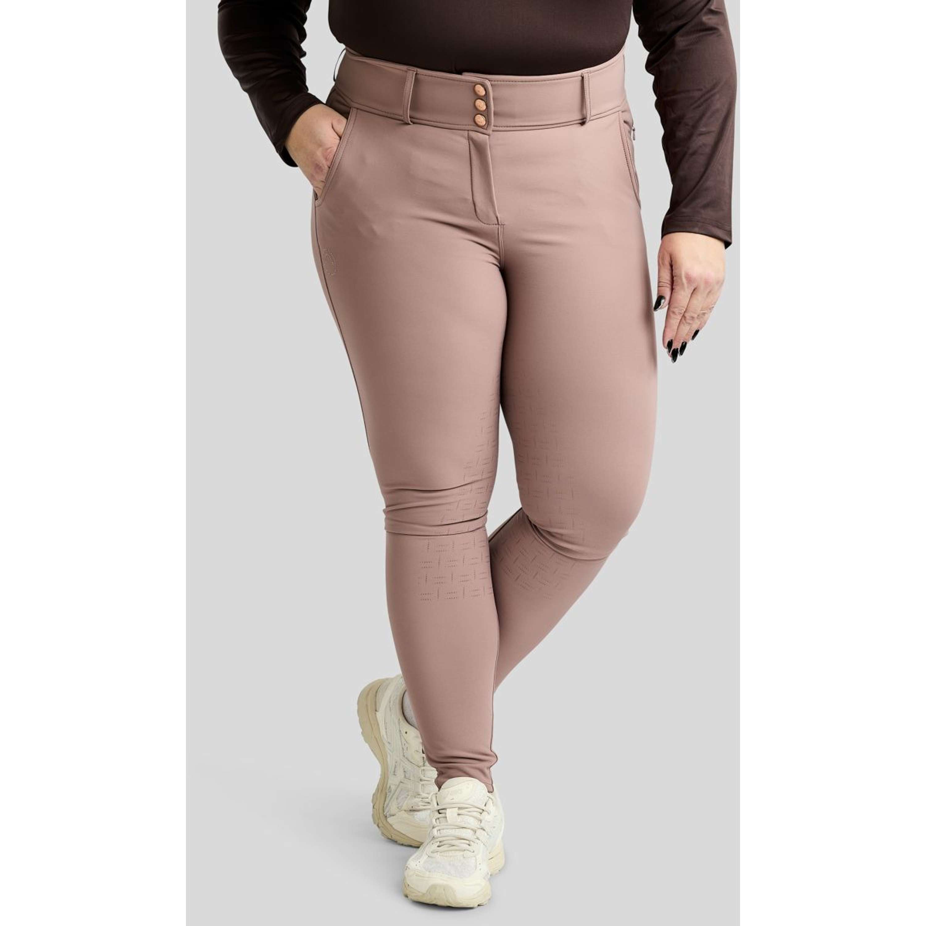 Montar Pantalon d'Équitation Briella Curve Dusty Rose
