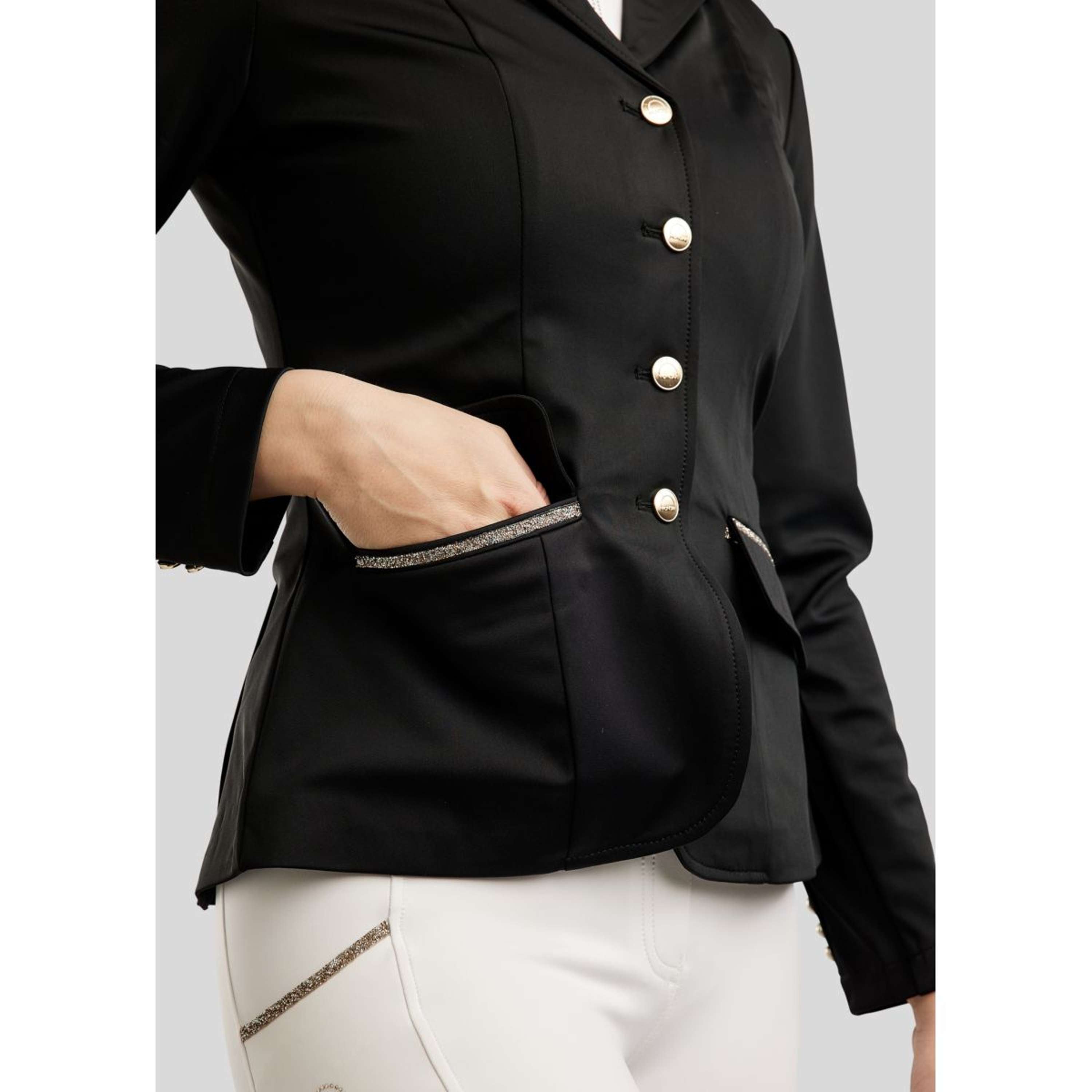 Montar Veste de Concours MoLila Champagne Crystals Noir