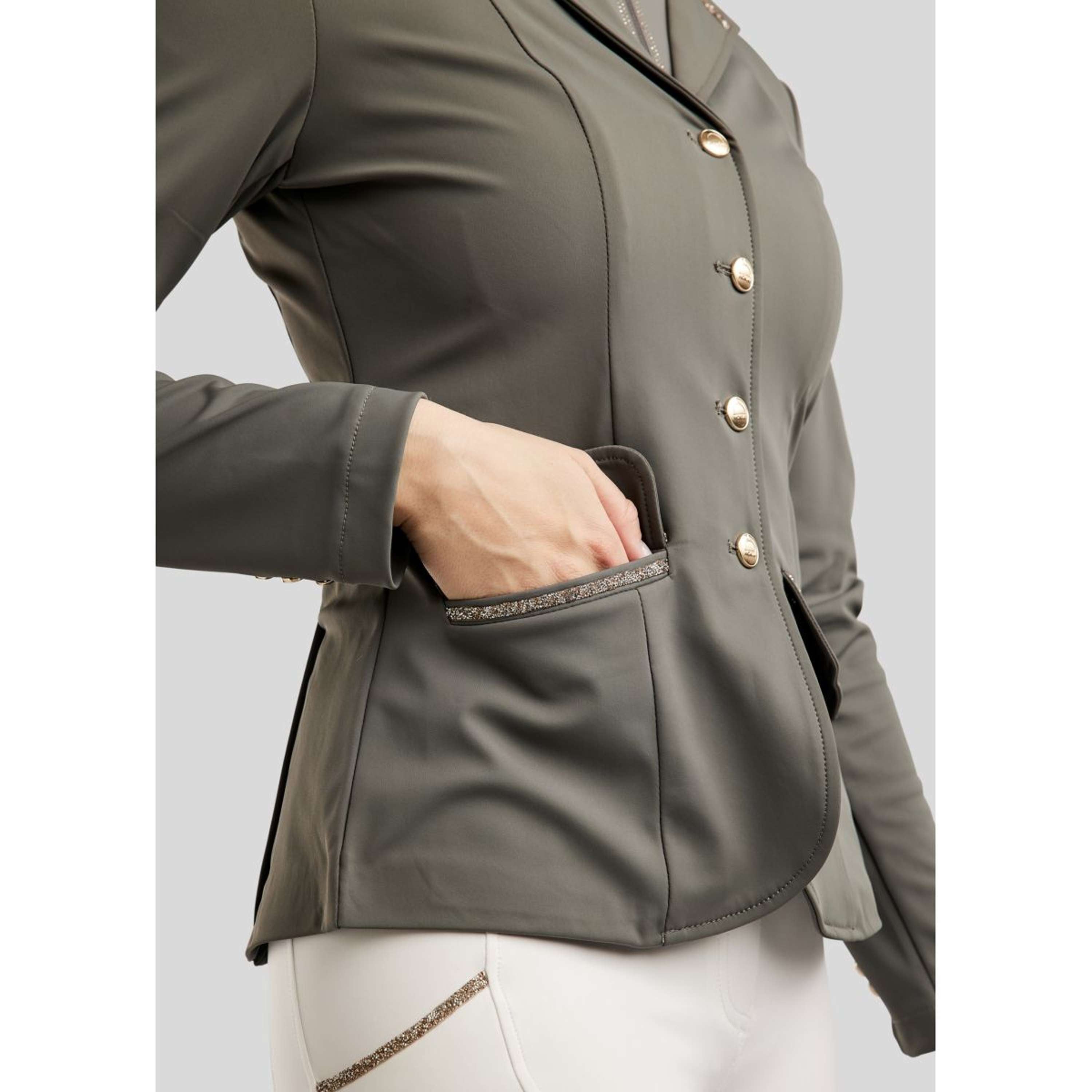 Montar Veste de Concours MoLila Champagne Crystals Gris