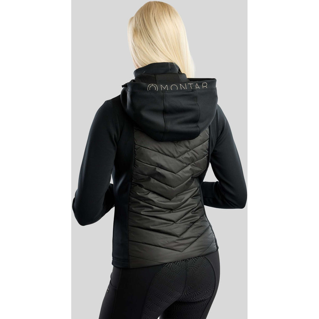 Montar Blouson MoEverline Hybrid Detachable Hood Golden Quartz Crystals Noir