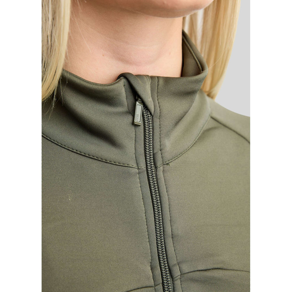 Montar Blouson MoEverline Golden Quartz Crystals High Collar Forest Green
