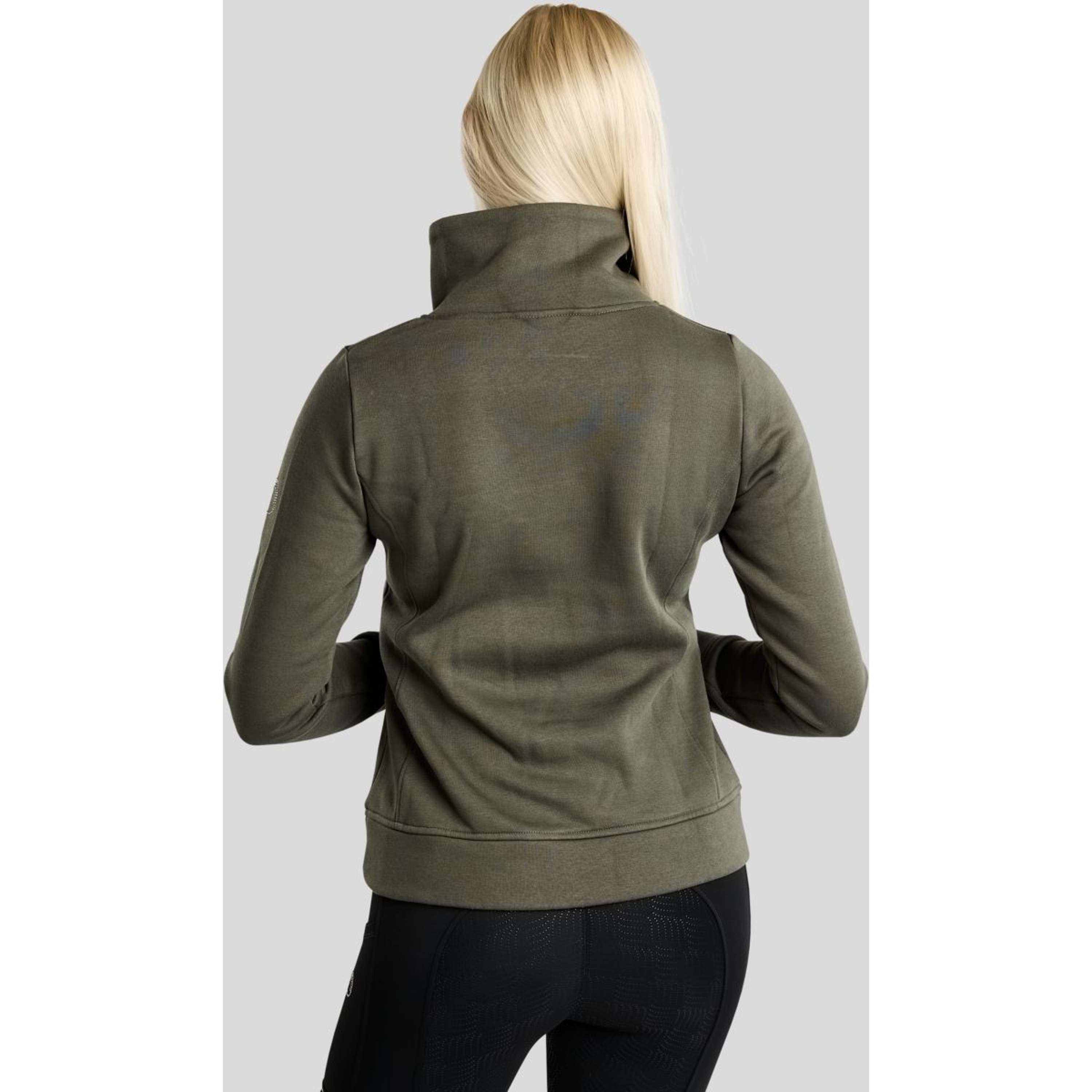 Montar Pull-over MoNaja High Collar Golden Quartz Crystals Forest Green