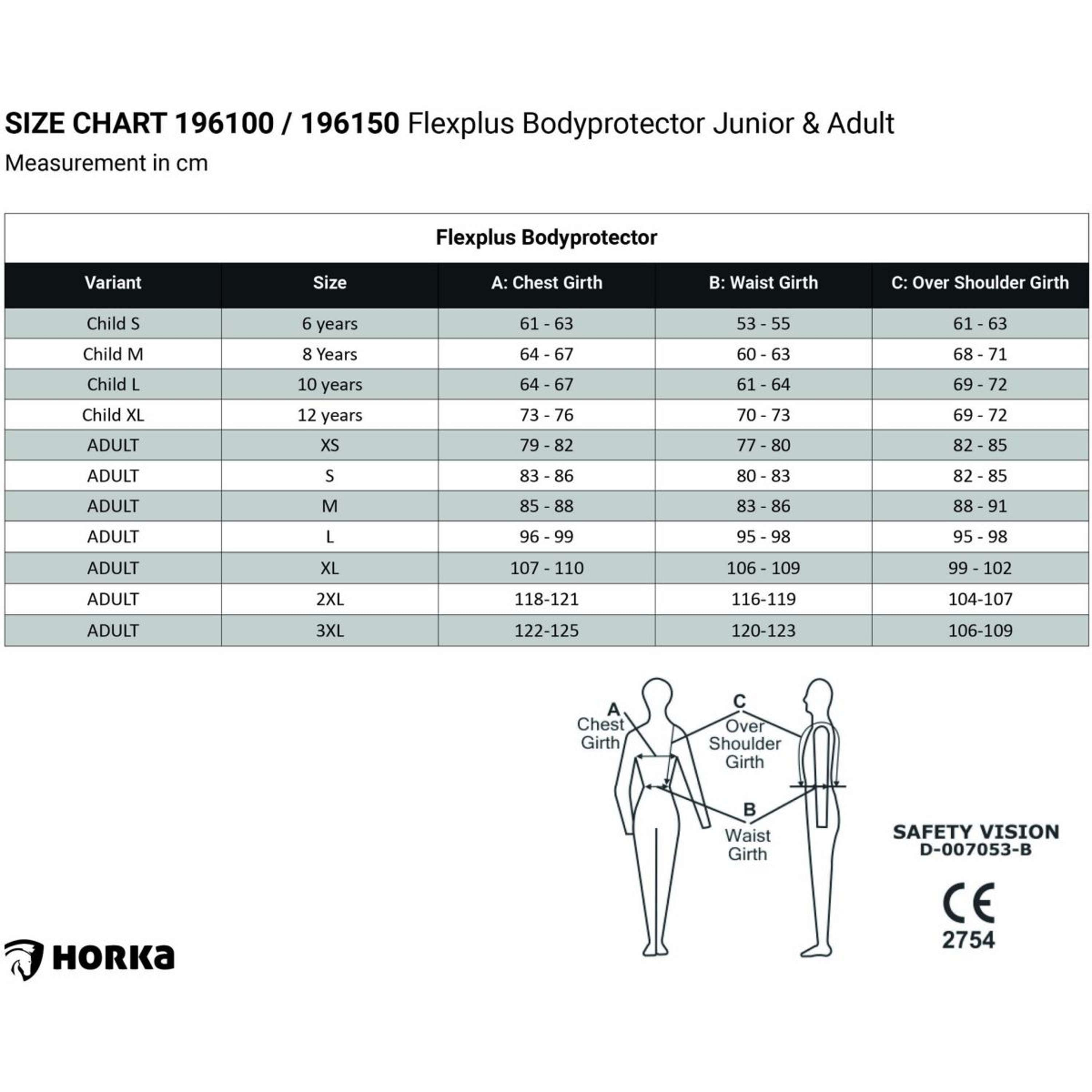 HORKA Protecteur Dorsale Flexplus Junior Marron/Noir/Vert