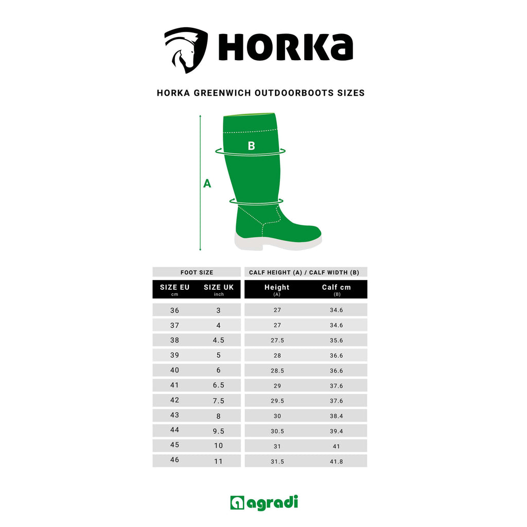 HORKA Bottes d'Extérieur Greenwich Court Noir