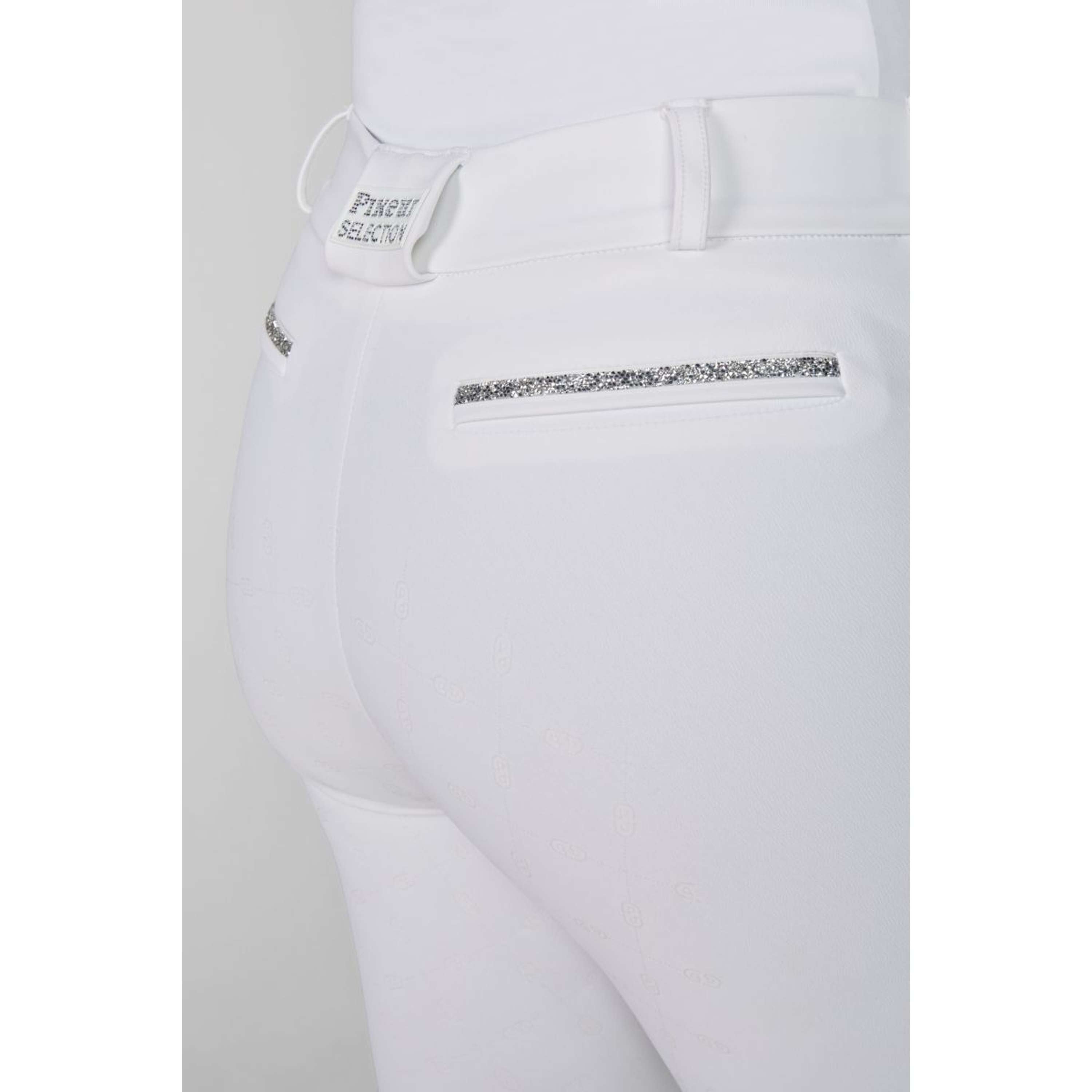 Pikeur Pantalon d'Équitation Ceelina SD SS26 Full Grip Blanc