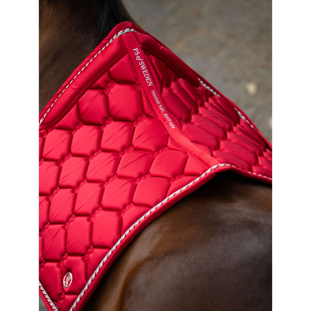 PS of Sweden Tapis de Selle Signature Dressage Cranberry Red