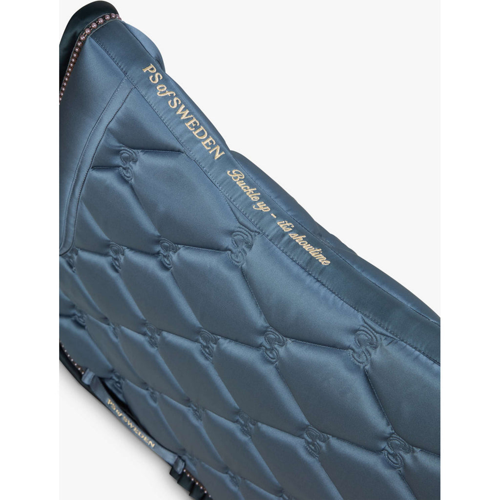 PS of Sweden Tapis de Selle Ruffle Pearl Dressage Shadow Blue