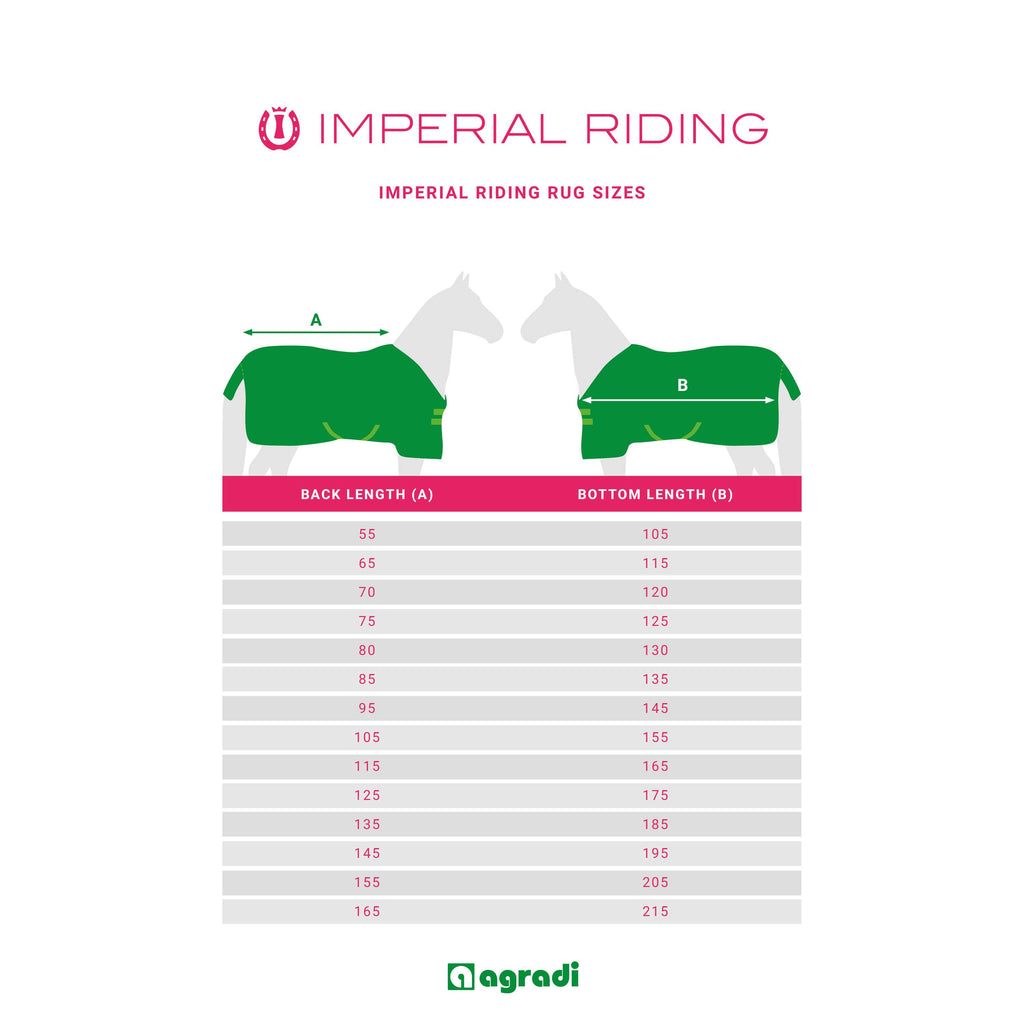 Imperial Riding Couverture d'Extérieur IRHSuper-Dry 50g Noir