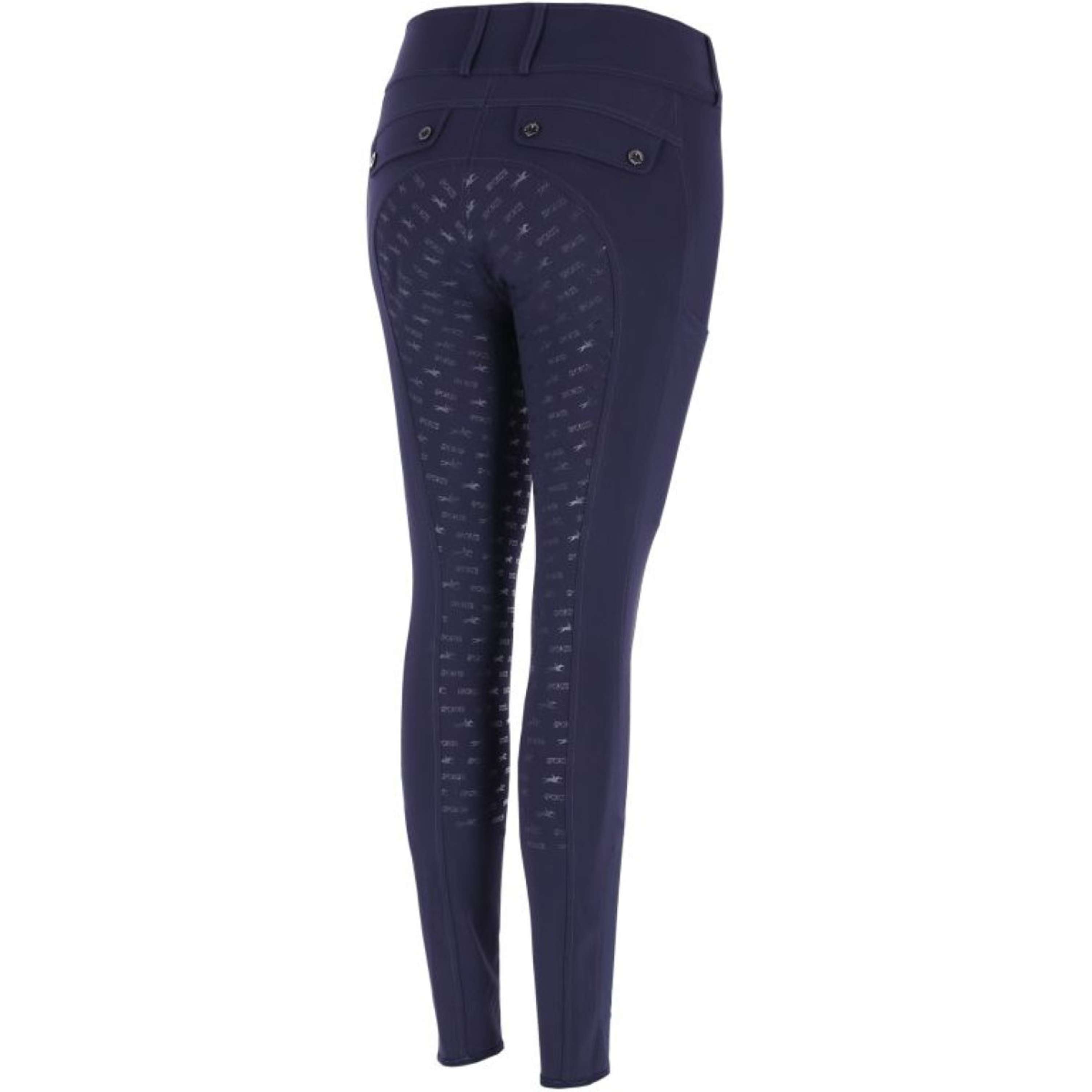 Schockemöhle Pantalon d'Équitation SPCarola Full Grip Bleu Foncé