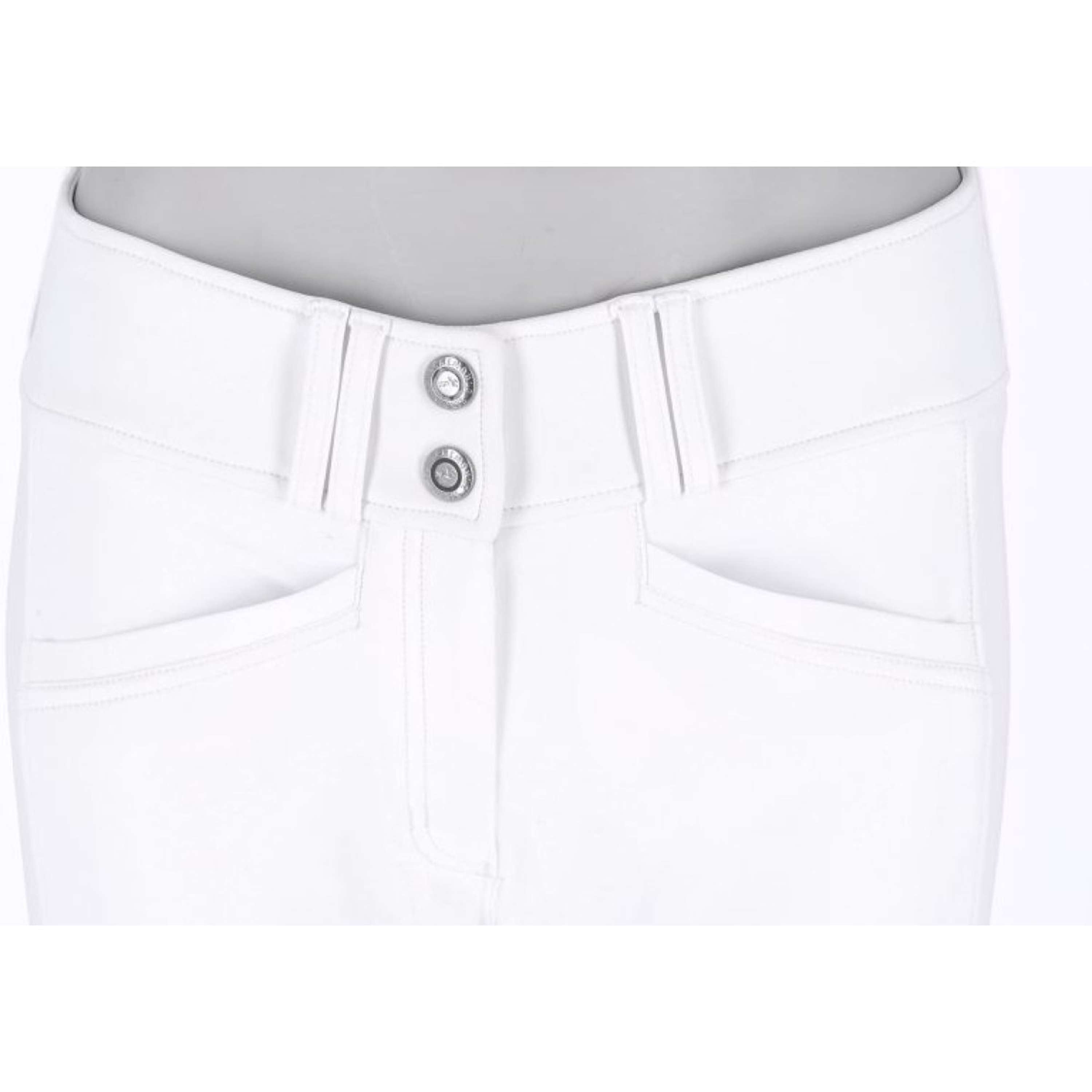 Schockemöhle Pantalon d'Équitation SPCarola Full Grip Optical White