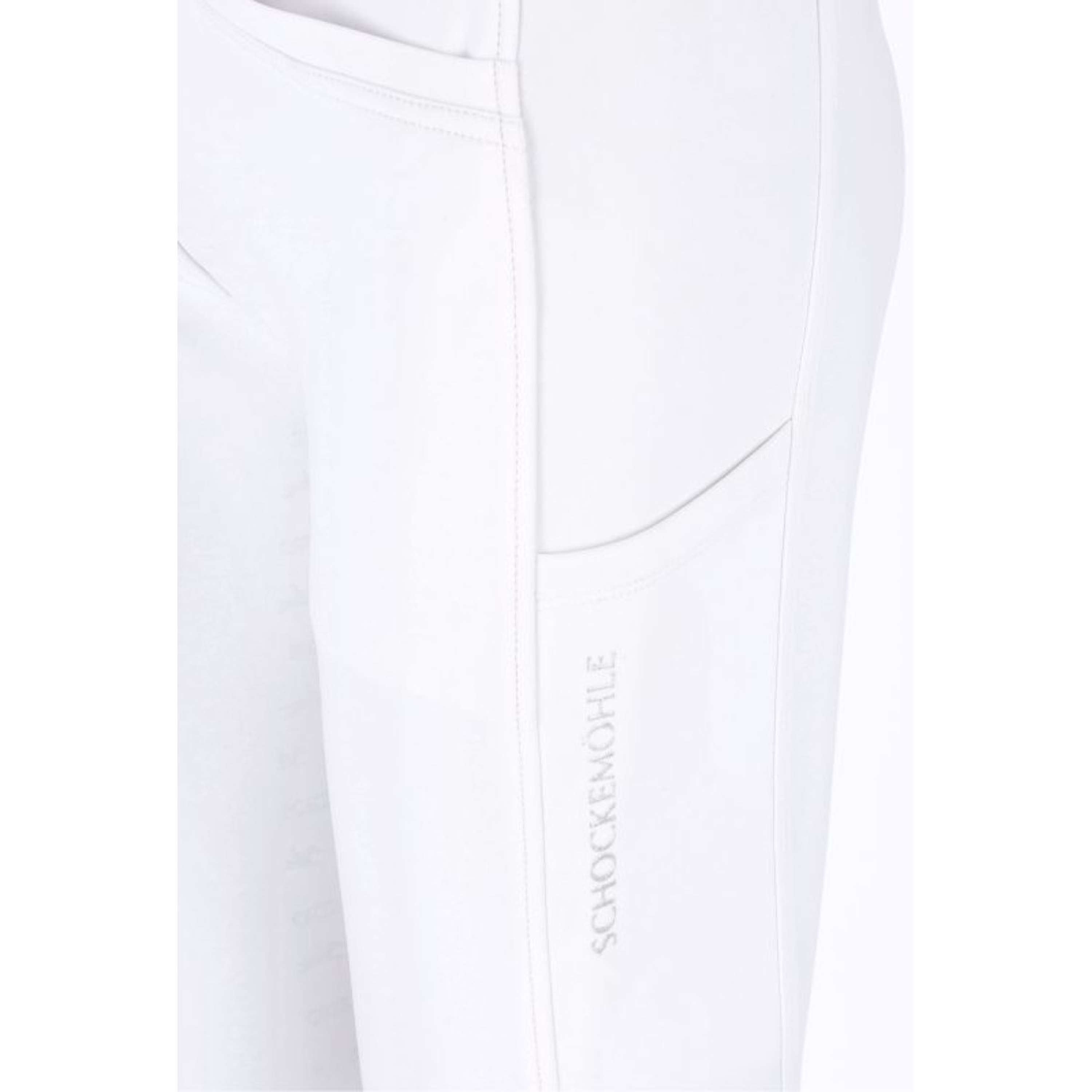 Schockemöhle Pantalon d'Équitation SPCarola Full Grip Optical White