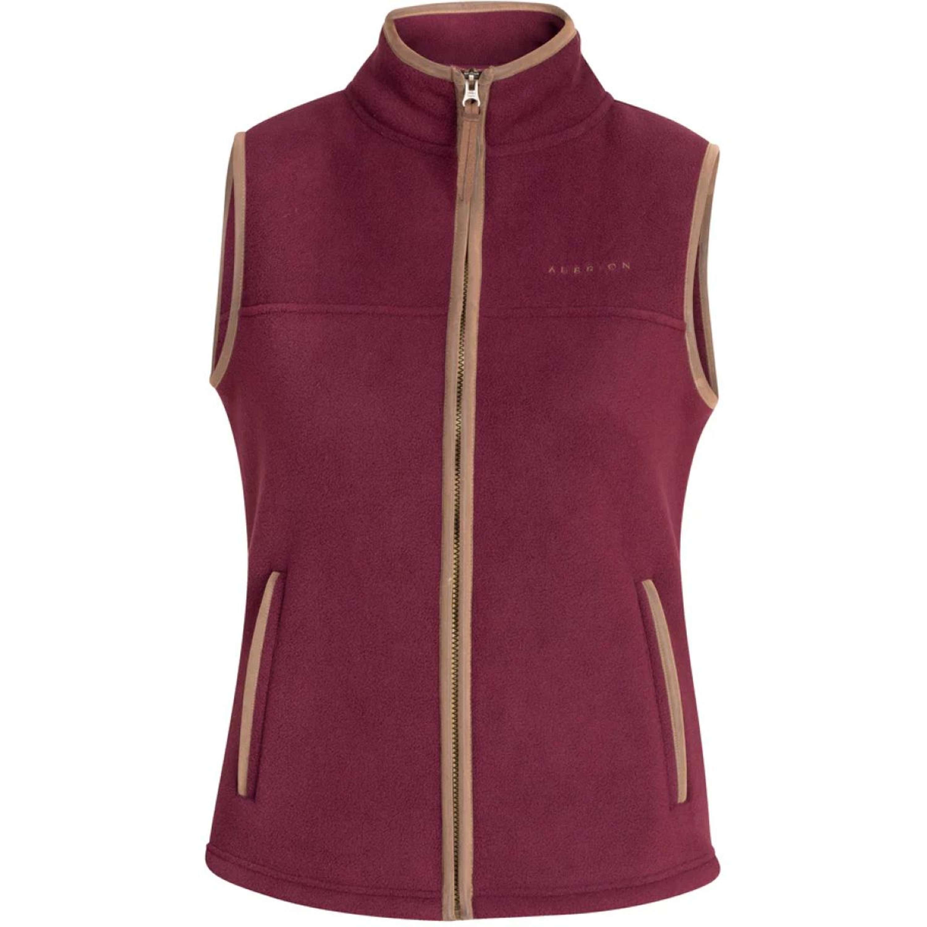 Aubrion by Shires Bodychauffant Original Fleece Hommes Maroon Red