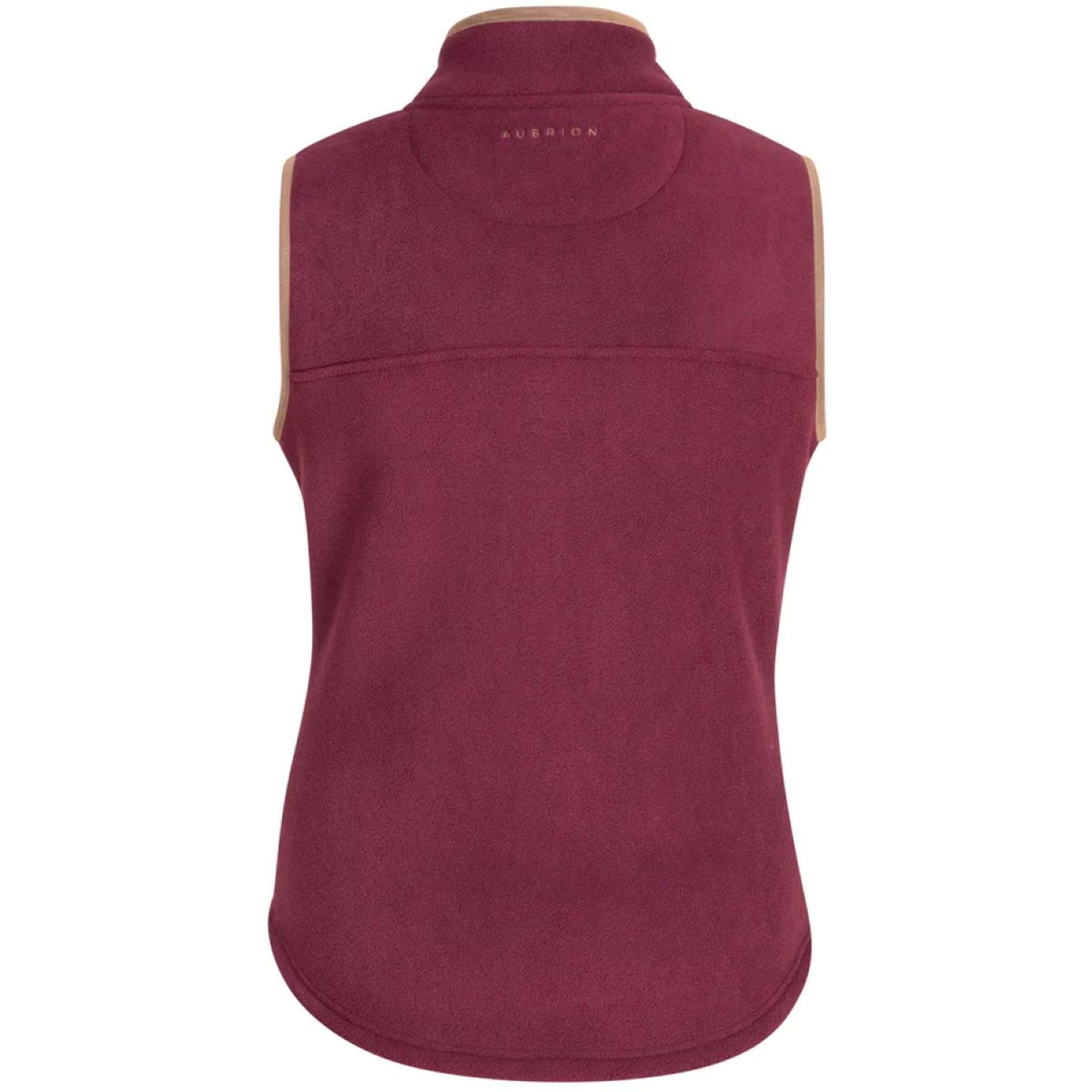Aubrion by Shires Bodychauffant Original Fleece Hommes Maroon Red