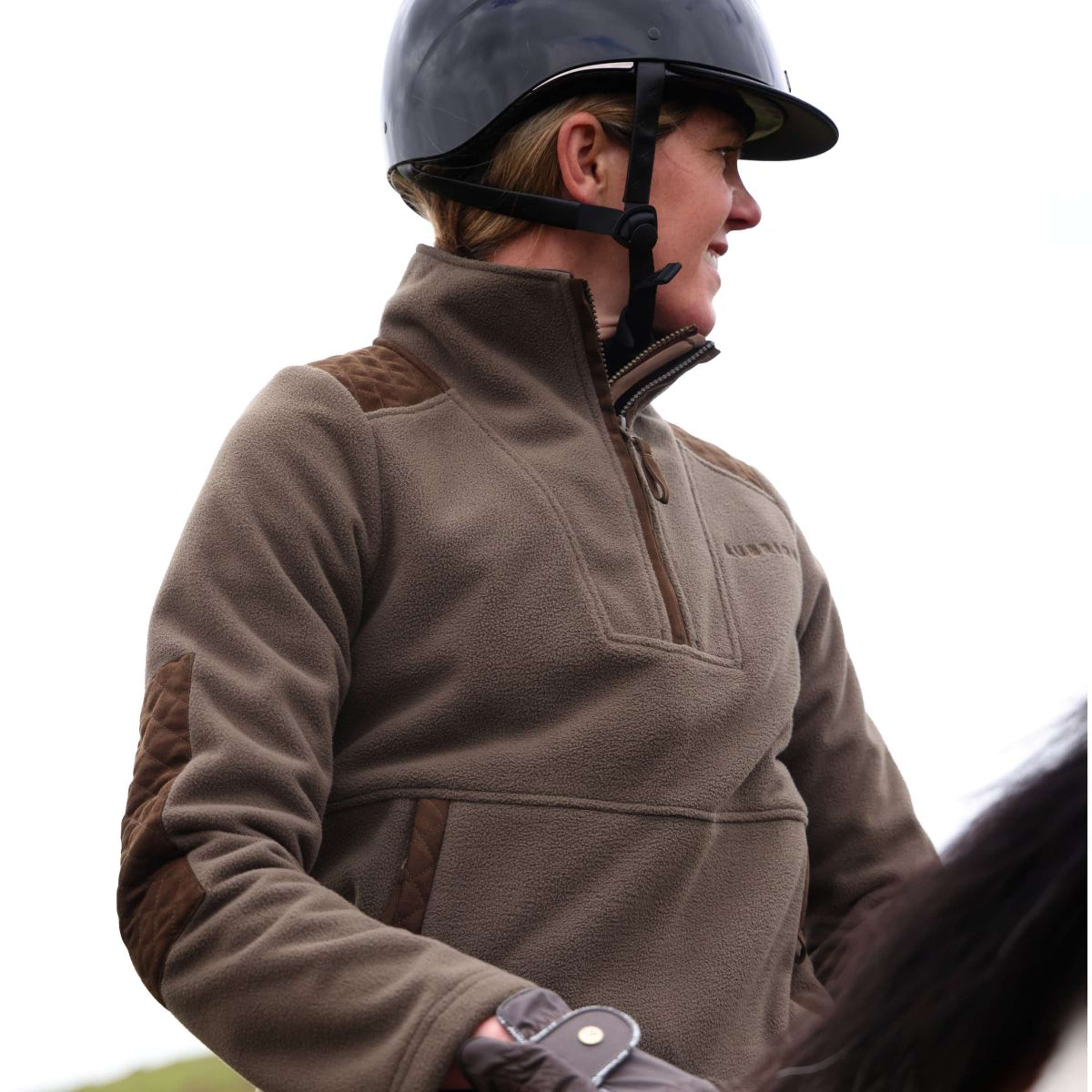 Aubrion by Shires Pull Heritage Fleece Olive foncé