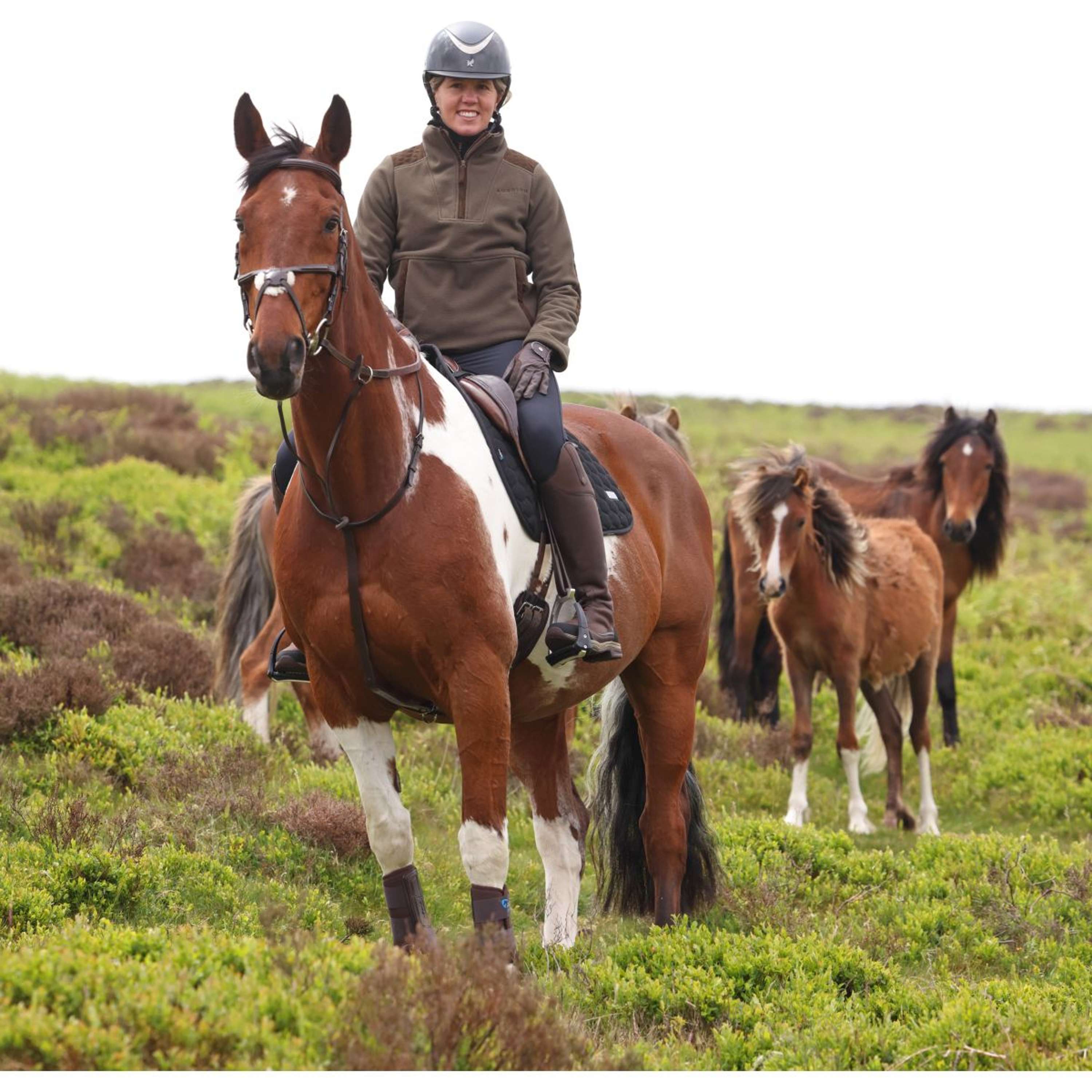 Aubrion by Shires Pull Heritage Fleece Olive foncé