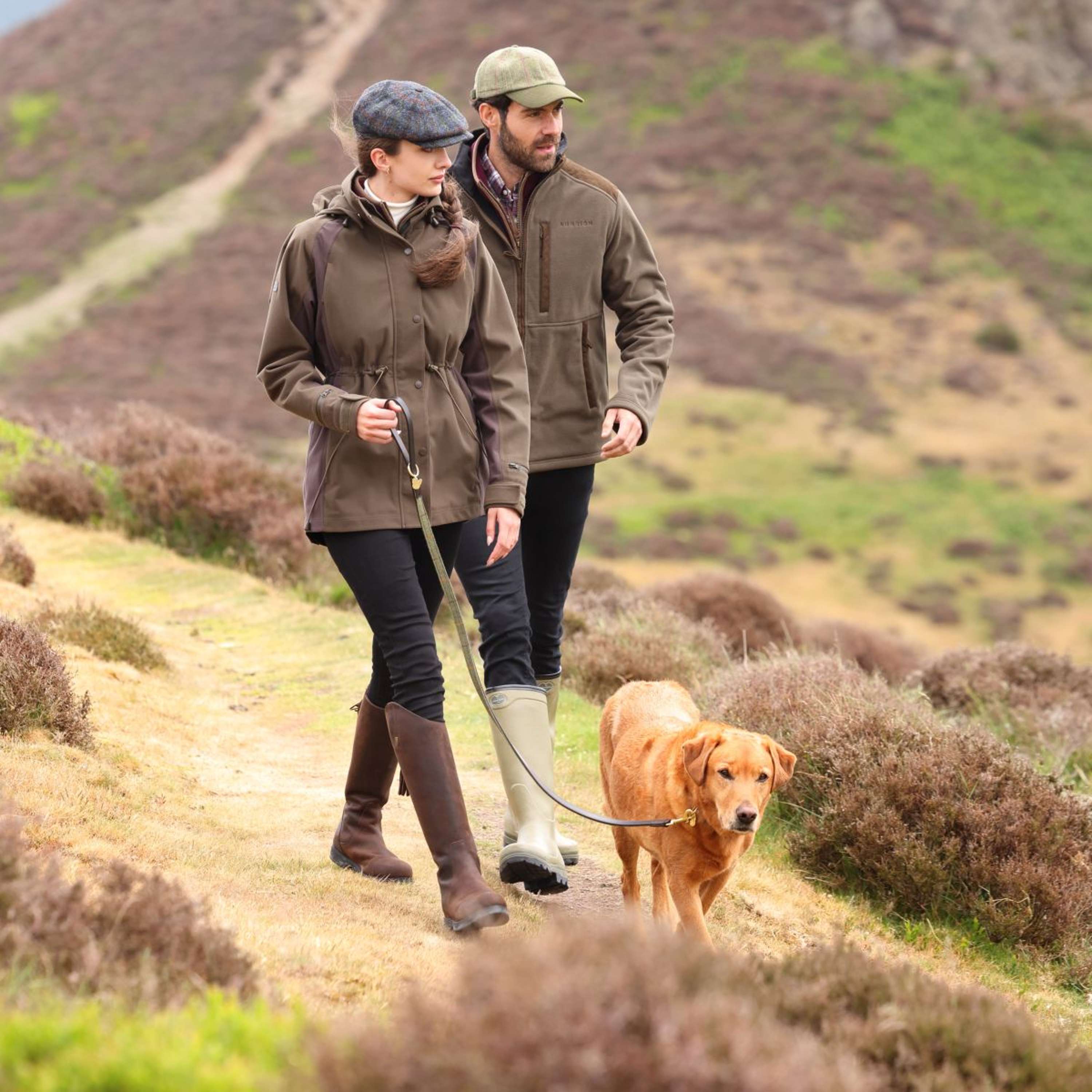 Aubrion by Shires Veste Heritage Olive foncé