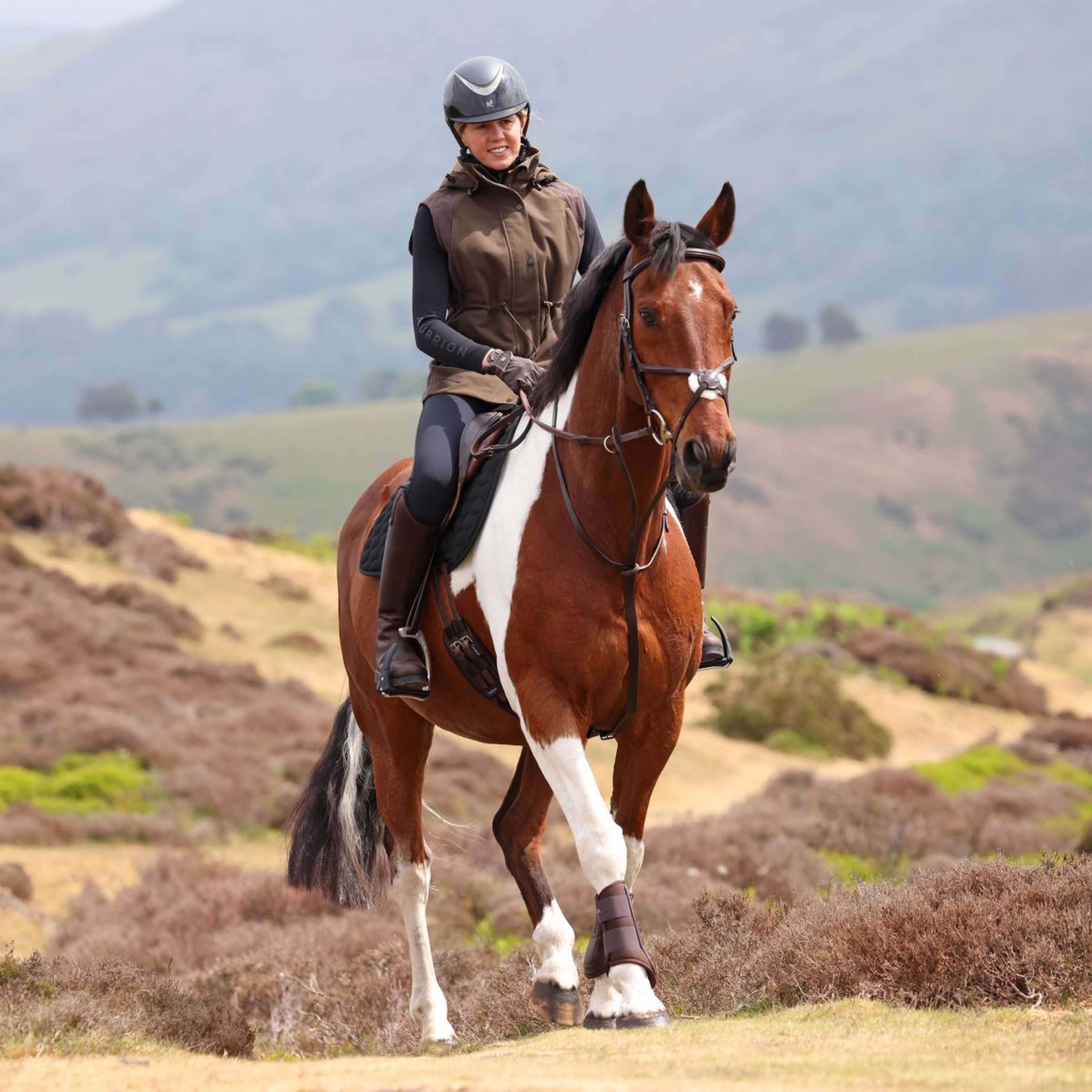 Aubrion by Shires Bodychauffant Heritage Olive foncé