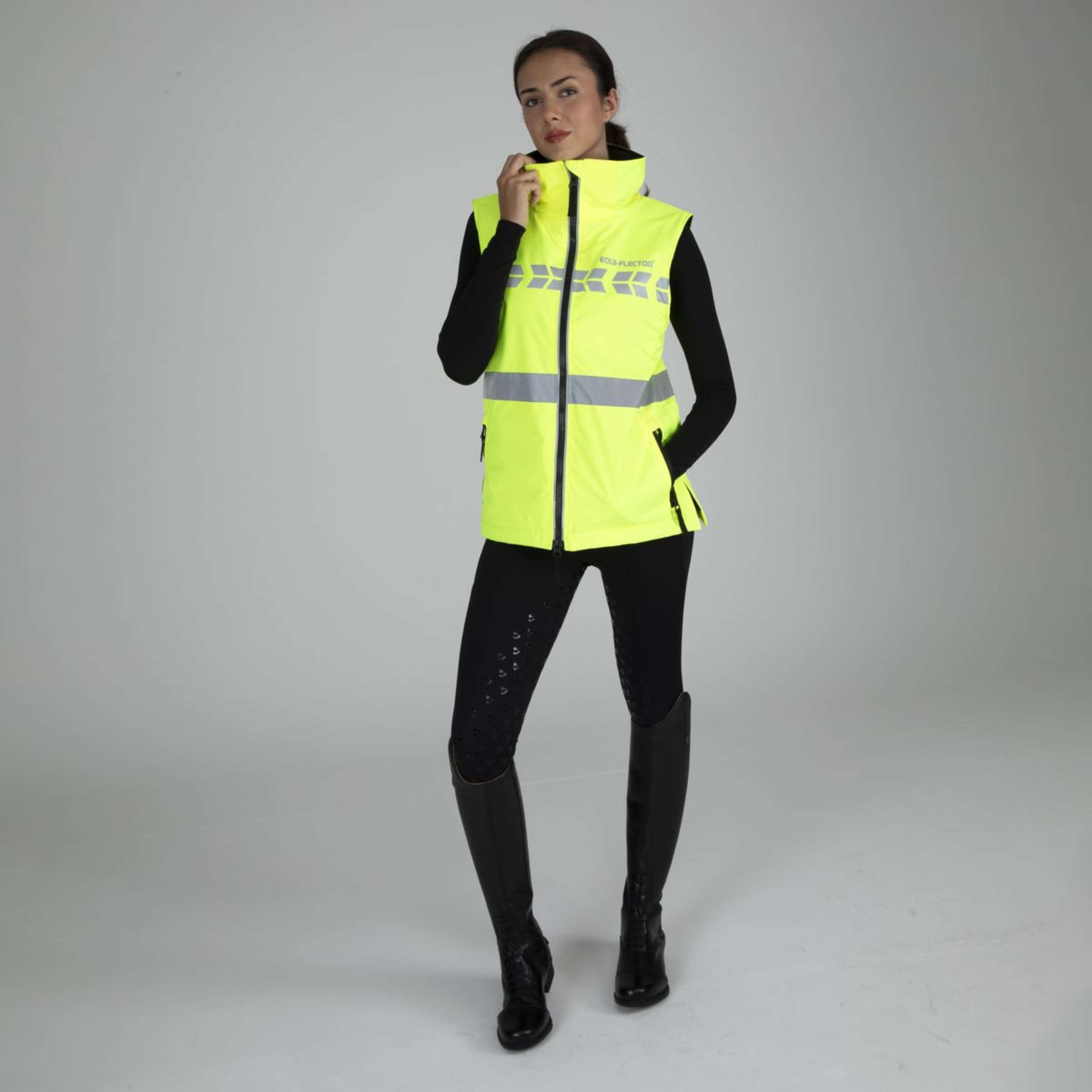 Equi-Flector by Shires Gilet Réfléchissant Jaune