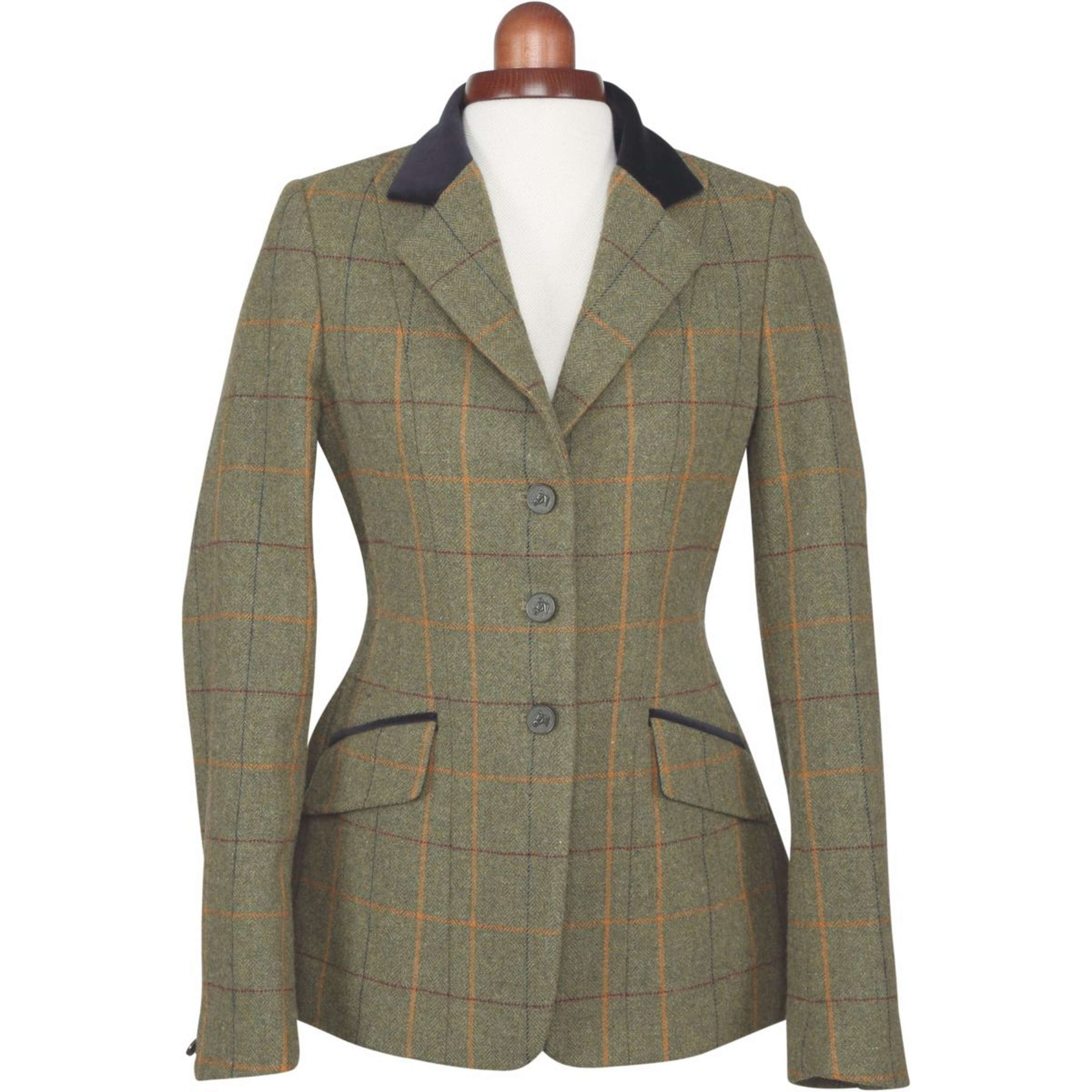Aubrion by Shires Veste de Concours Saratoga Rouge/Jaune/Bleu Check