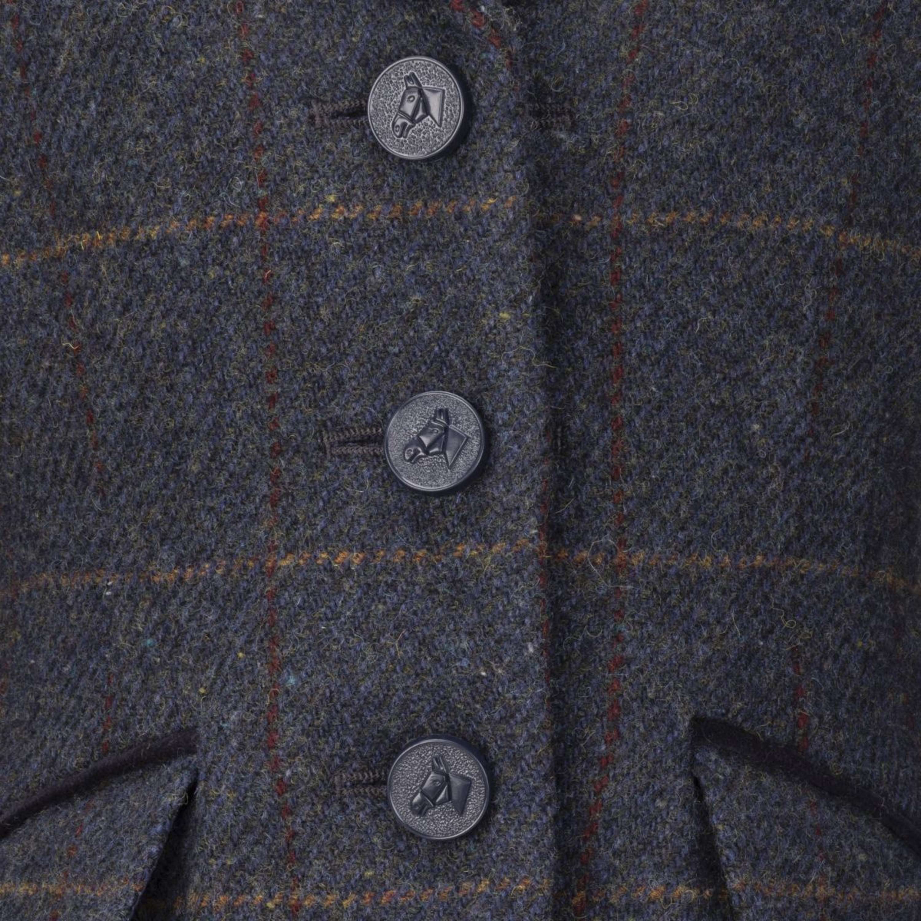 Aubrion by Shires Veste de Concours Saratoga Enfants Juniper Navy Check