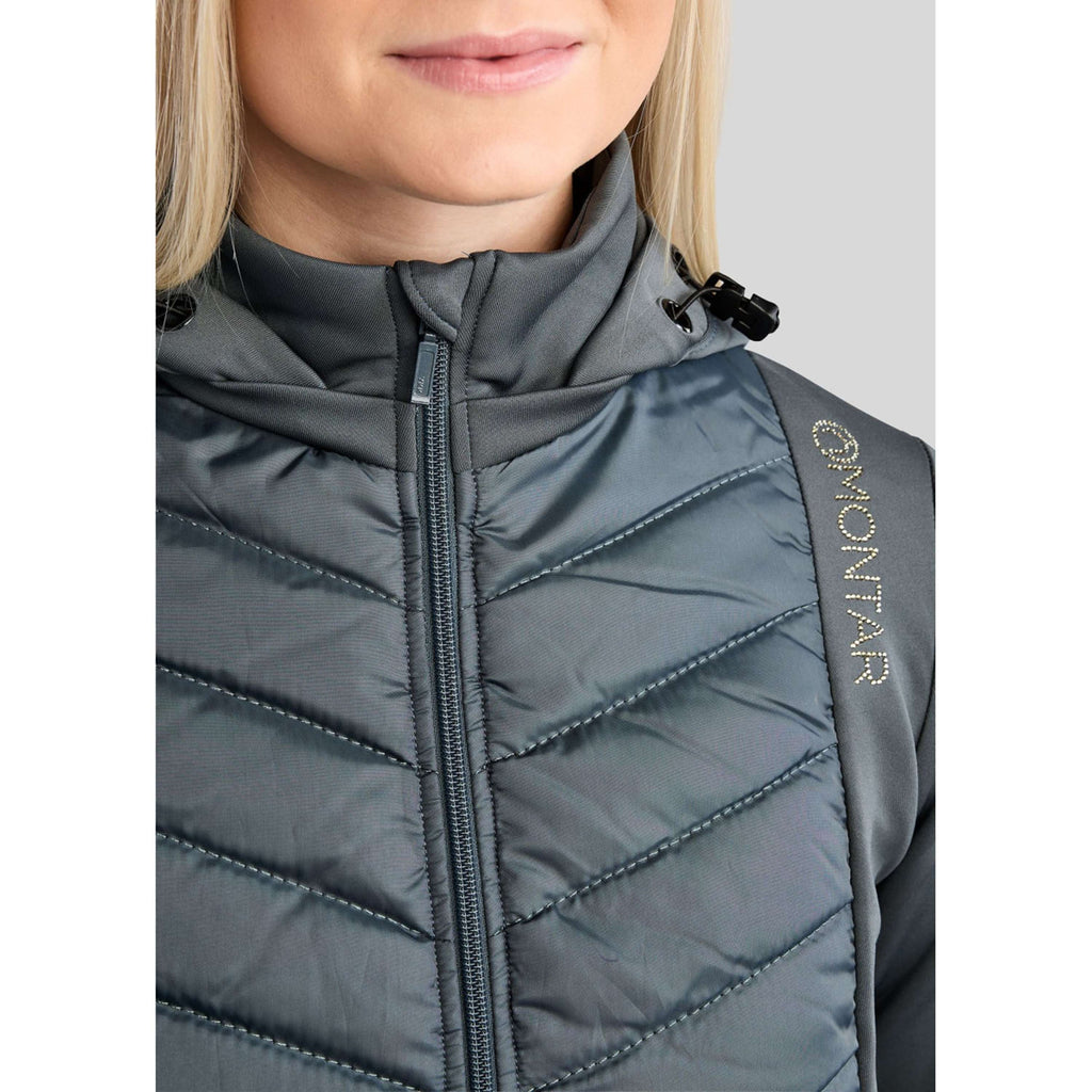 Montar Blouson MoEverline Hybrid Detachable Hood Golden Quartz Crystals Dark Slate