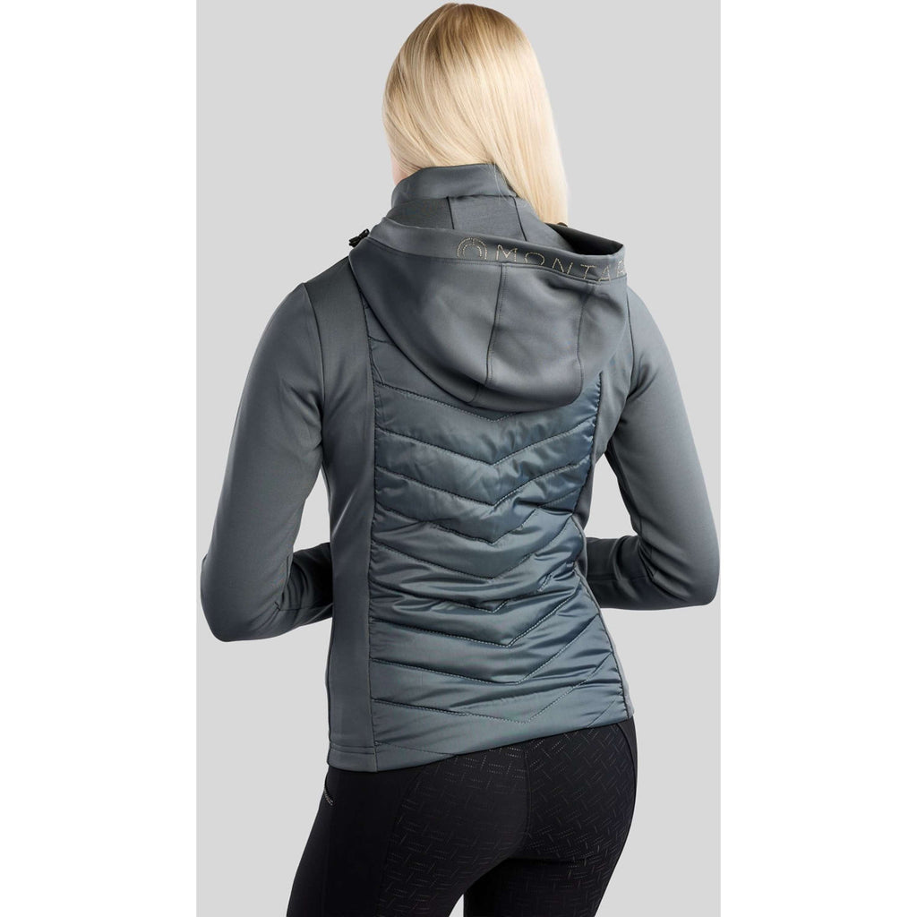 Montar Blouson MoEverline Hybrid Detachable Hood Golden Quartz Crystals Dark Slate