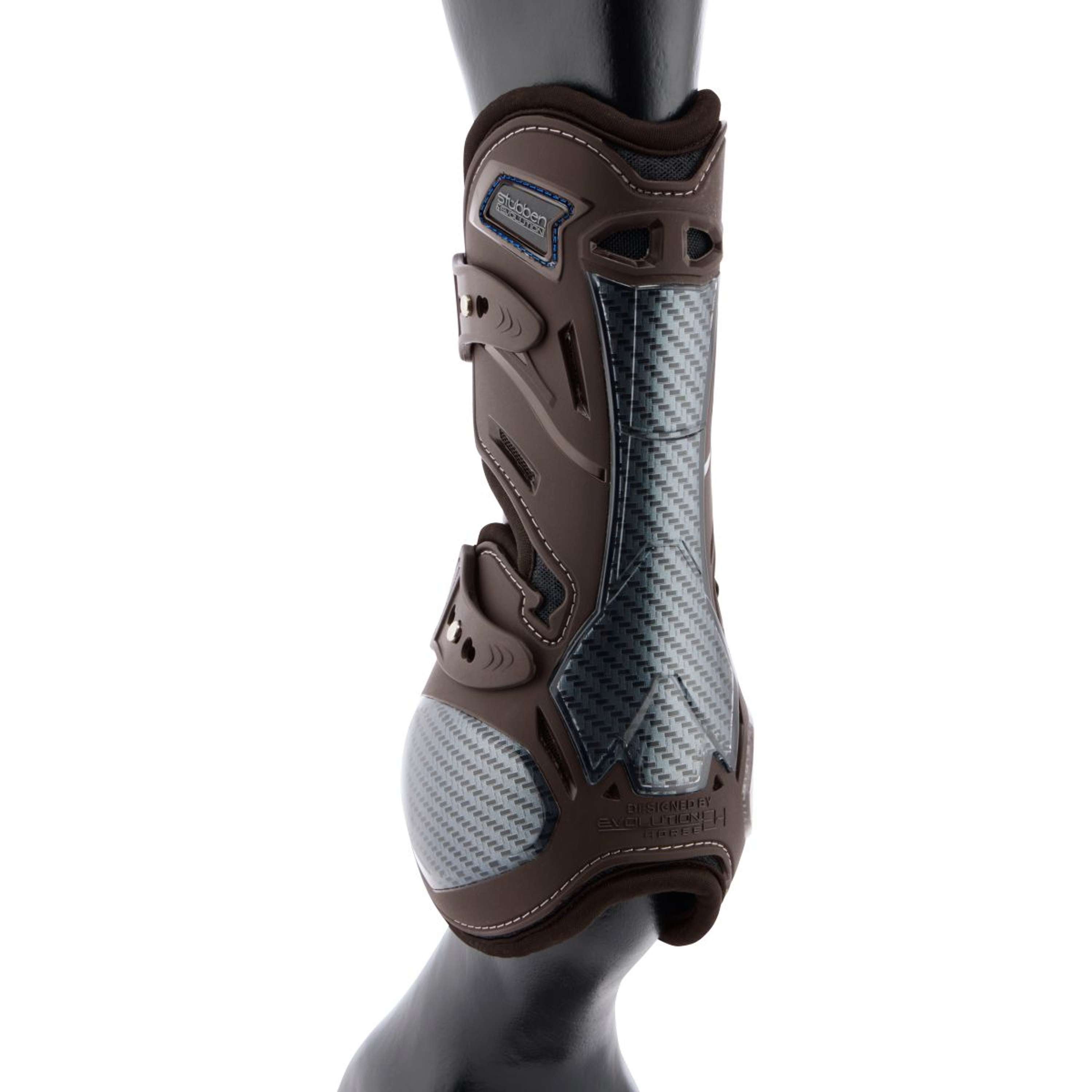 Stübben Protèges-Tendons Hybrid Carbon Marron
