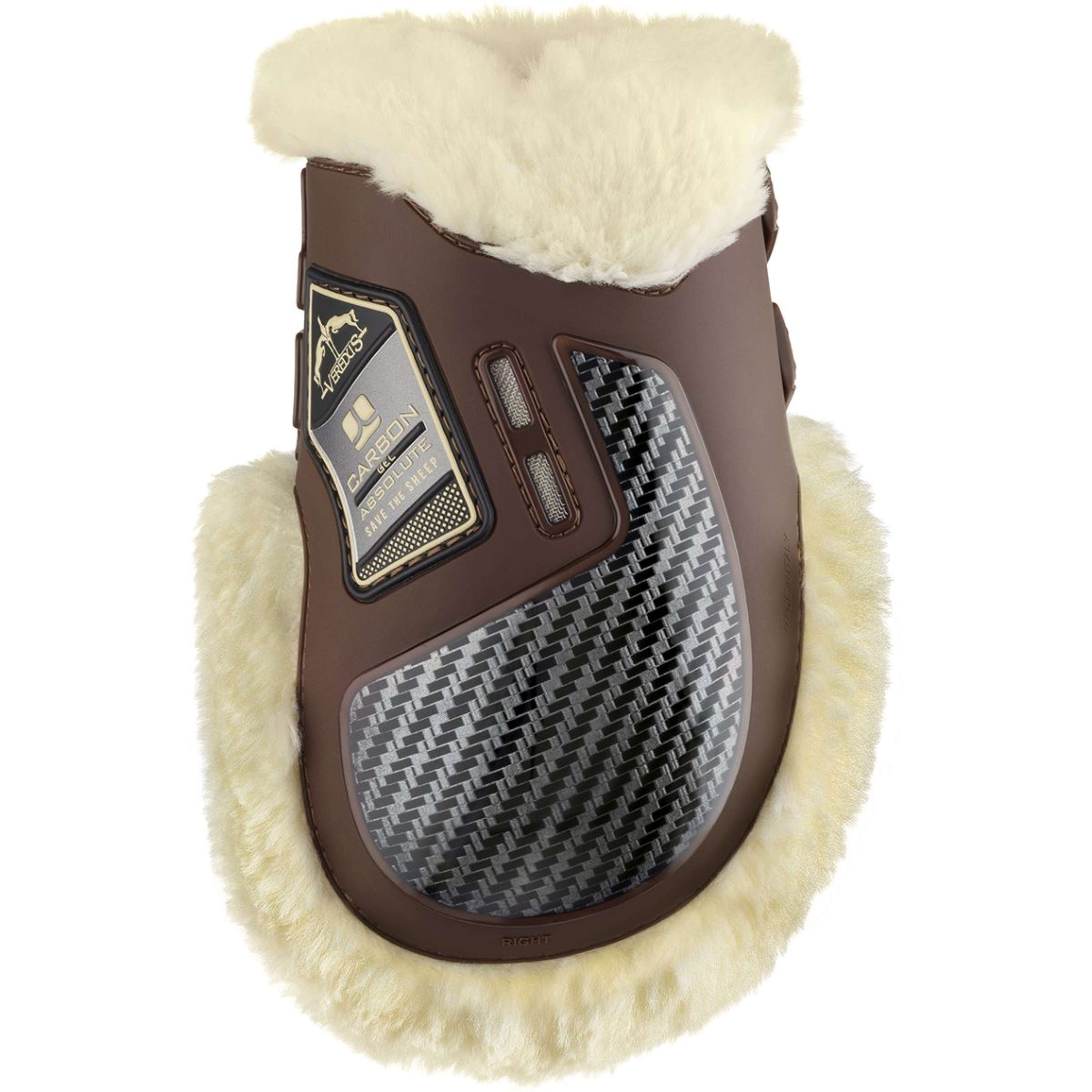 Veredus Protège-Boulets Carbon Gel Absolute Save the Sheep Rear Marron