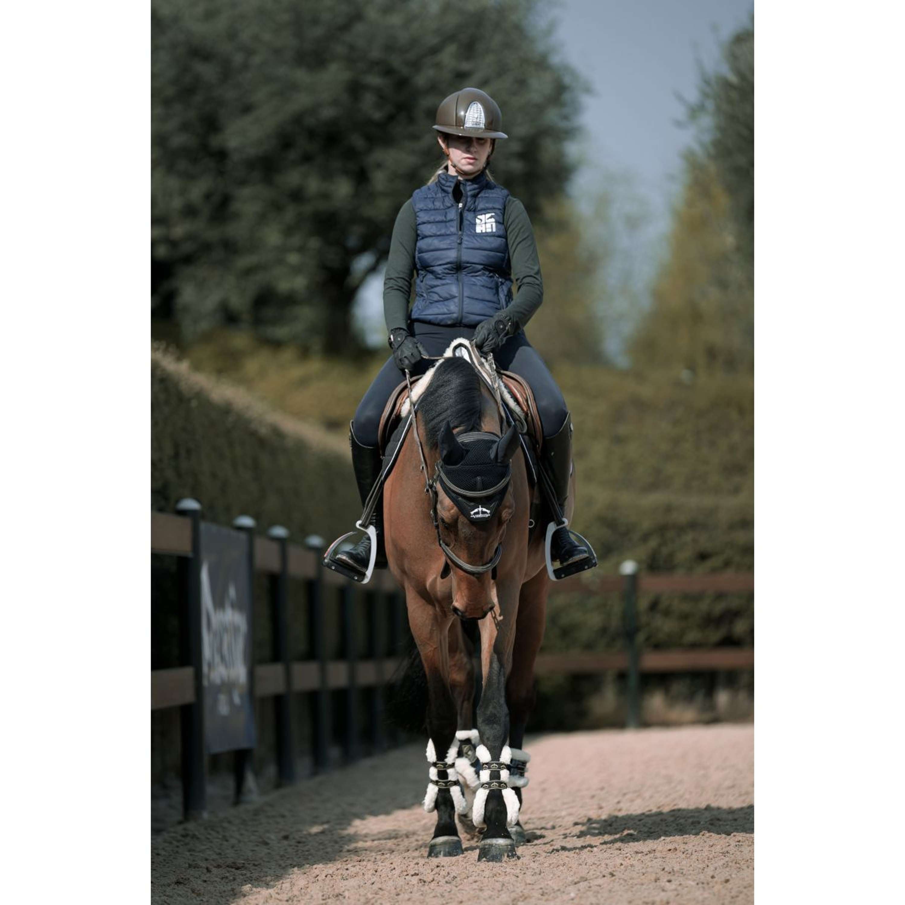Veredus Protèges-Tendons Carbon Gel Absolute Save the Sheep Front Noir