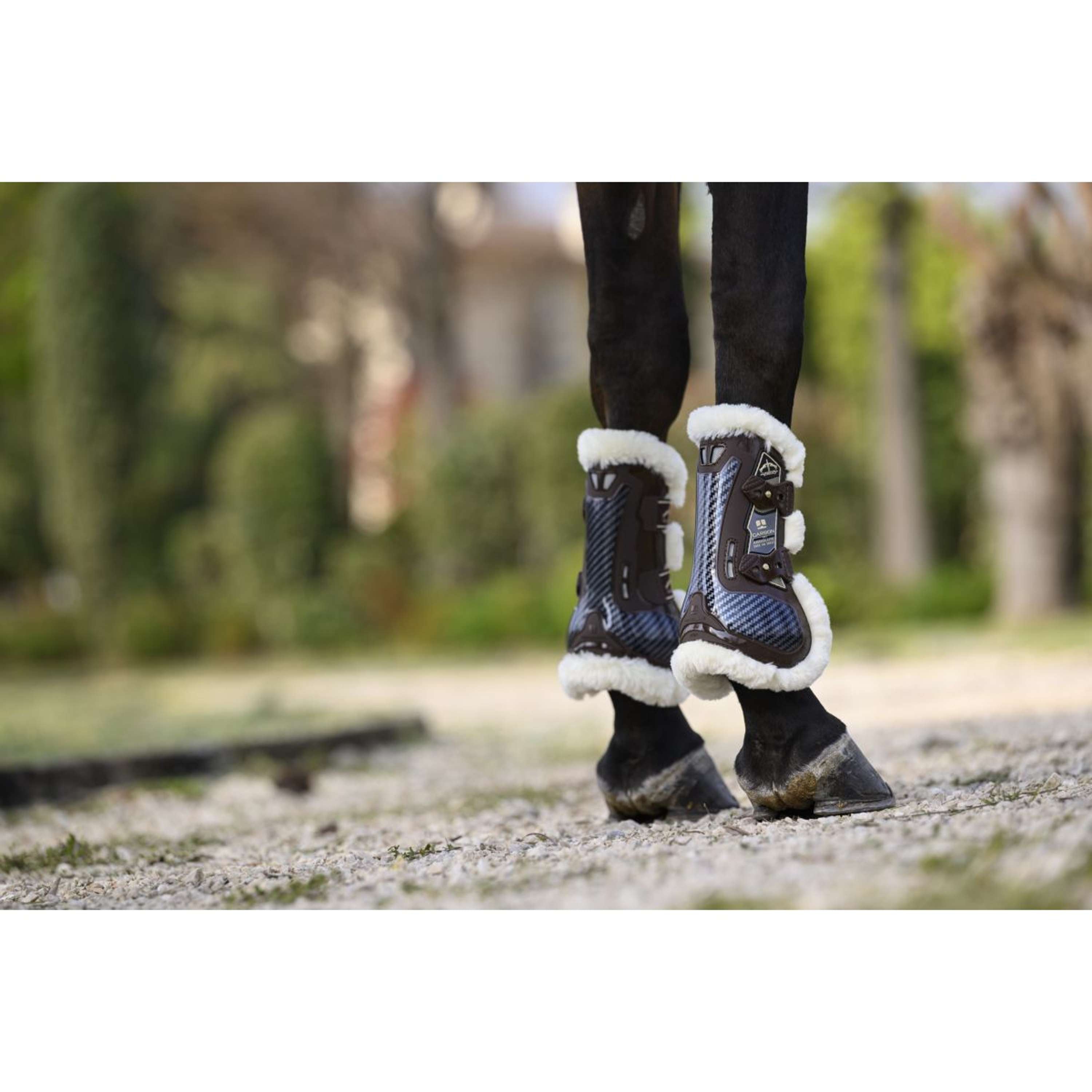 Veredus Protèges-Tendons Carbon Gel Absolute Save the Sheep Front Marron
