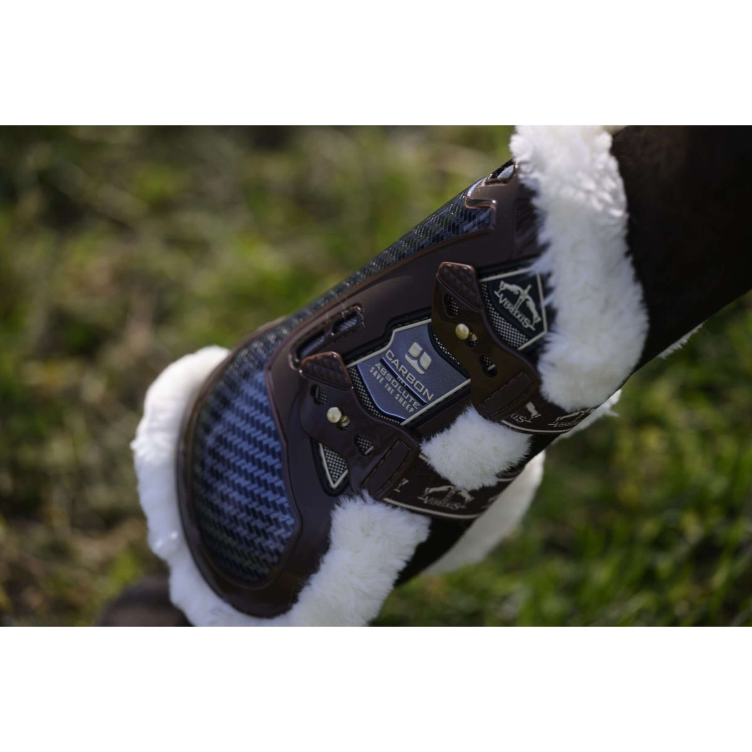 Veredus Protèges-Tendons Carbon Gel Absolute Save the Sheep Front Marron
