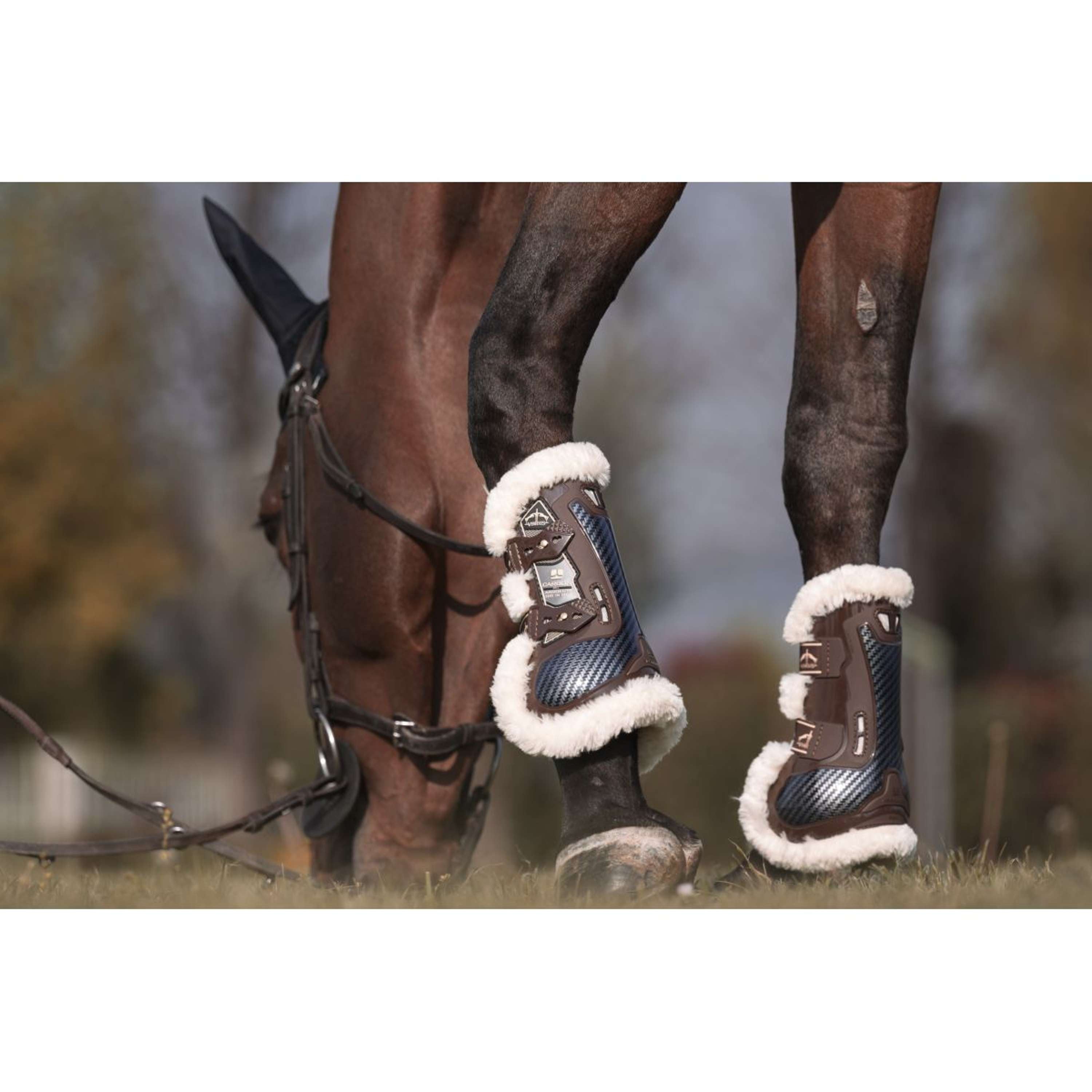 Veredus Protèges-Tendons Carbon Gel Absolute Save the Sheep Front Marron
