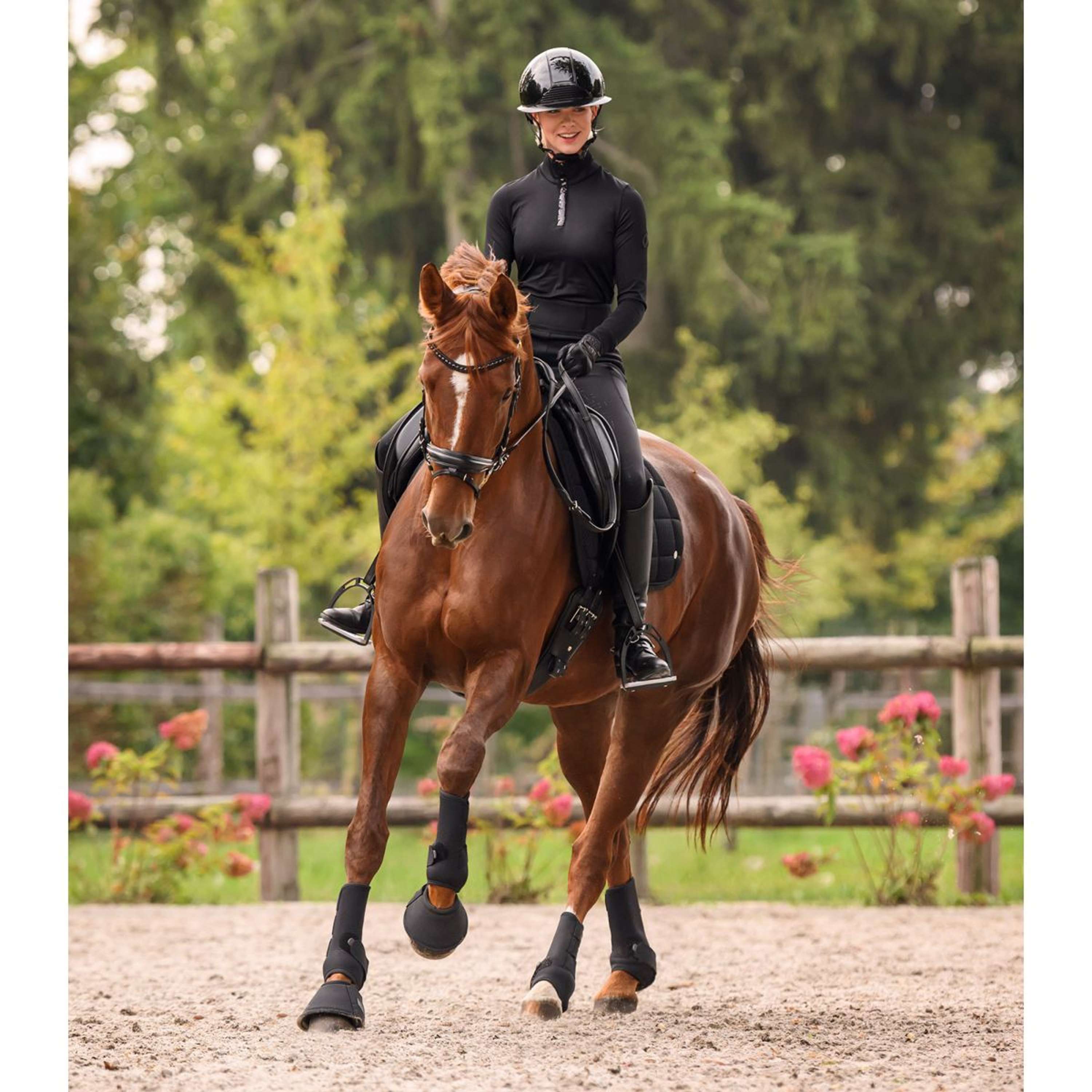 Waldhausen Tapis de Selle Breath Performance Dressage Noir