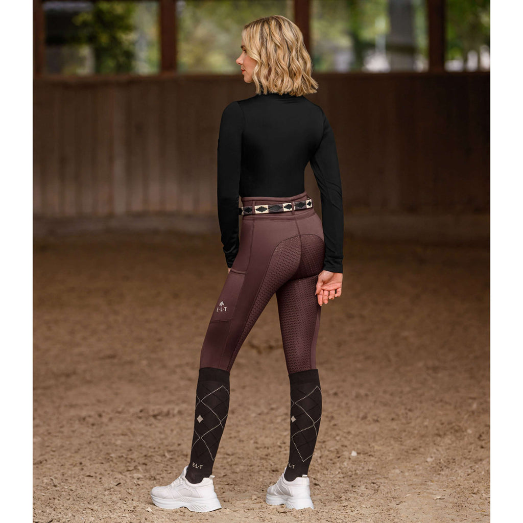 ELT Legging d'Équitation Ella Mahogany