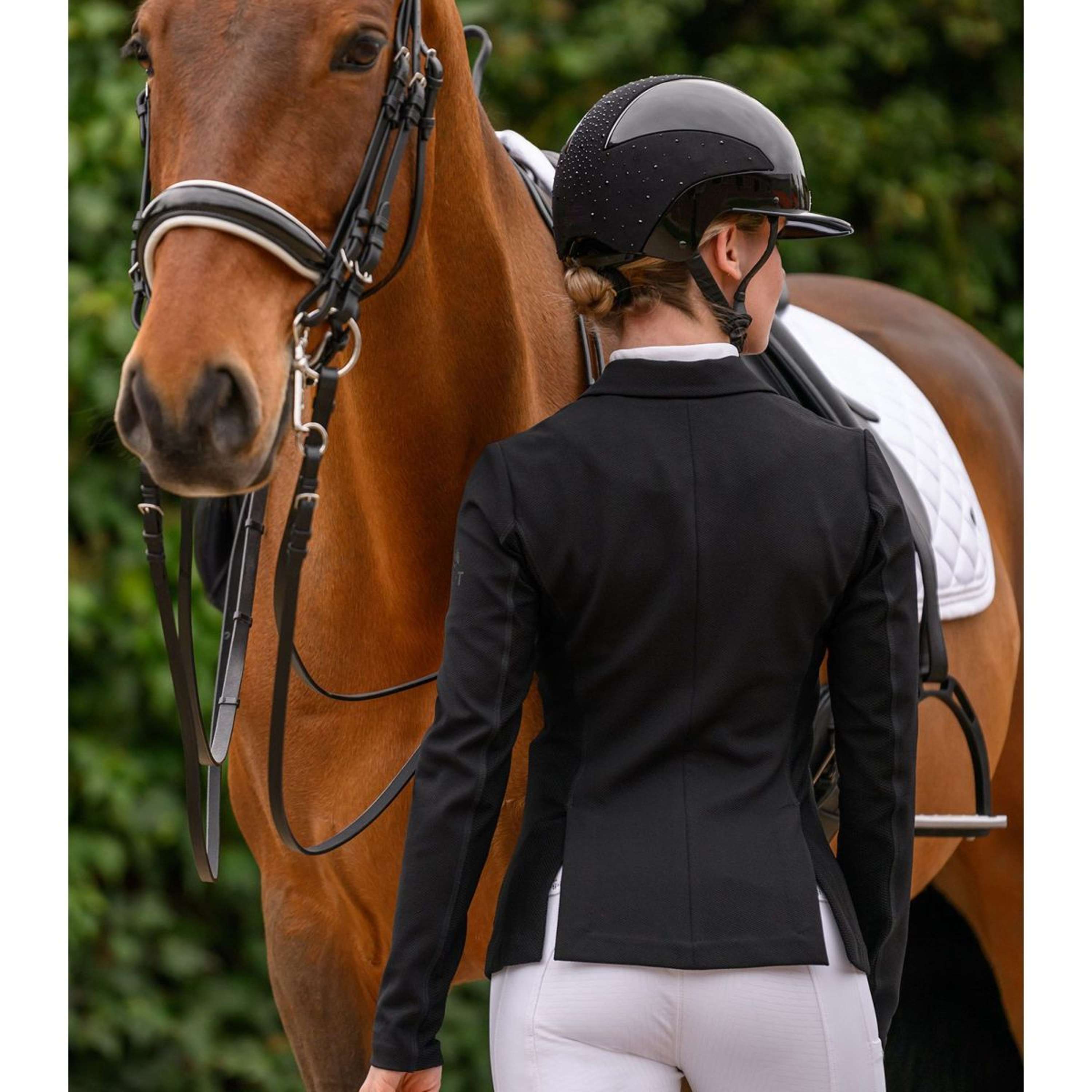 ELT Veste de Concours Light Mesh Femme Noir