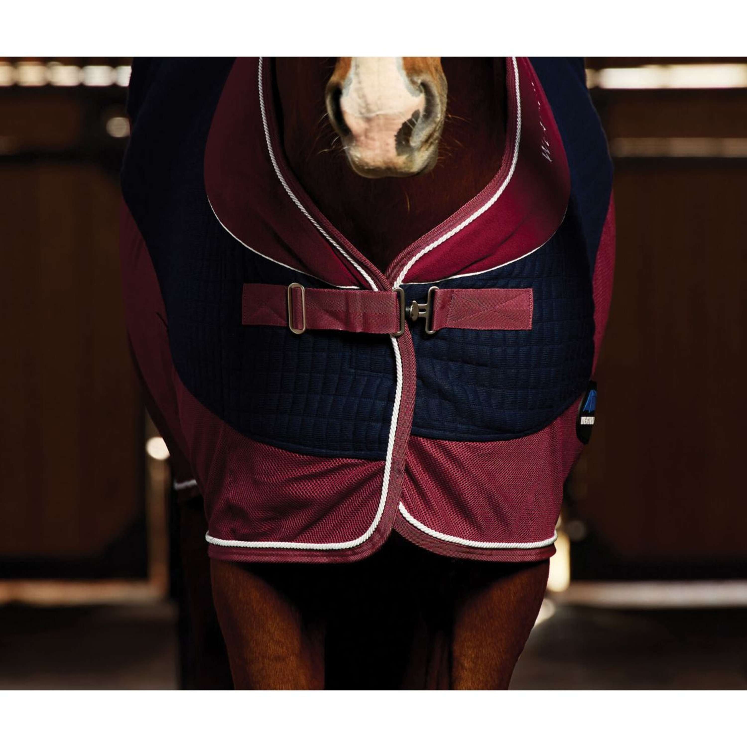 WeatherBeeta Couverture Polaire Thermo-Air Standard Neck Marine/Bordeaux