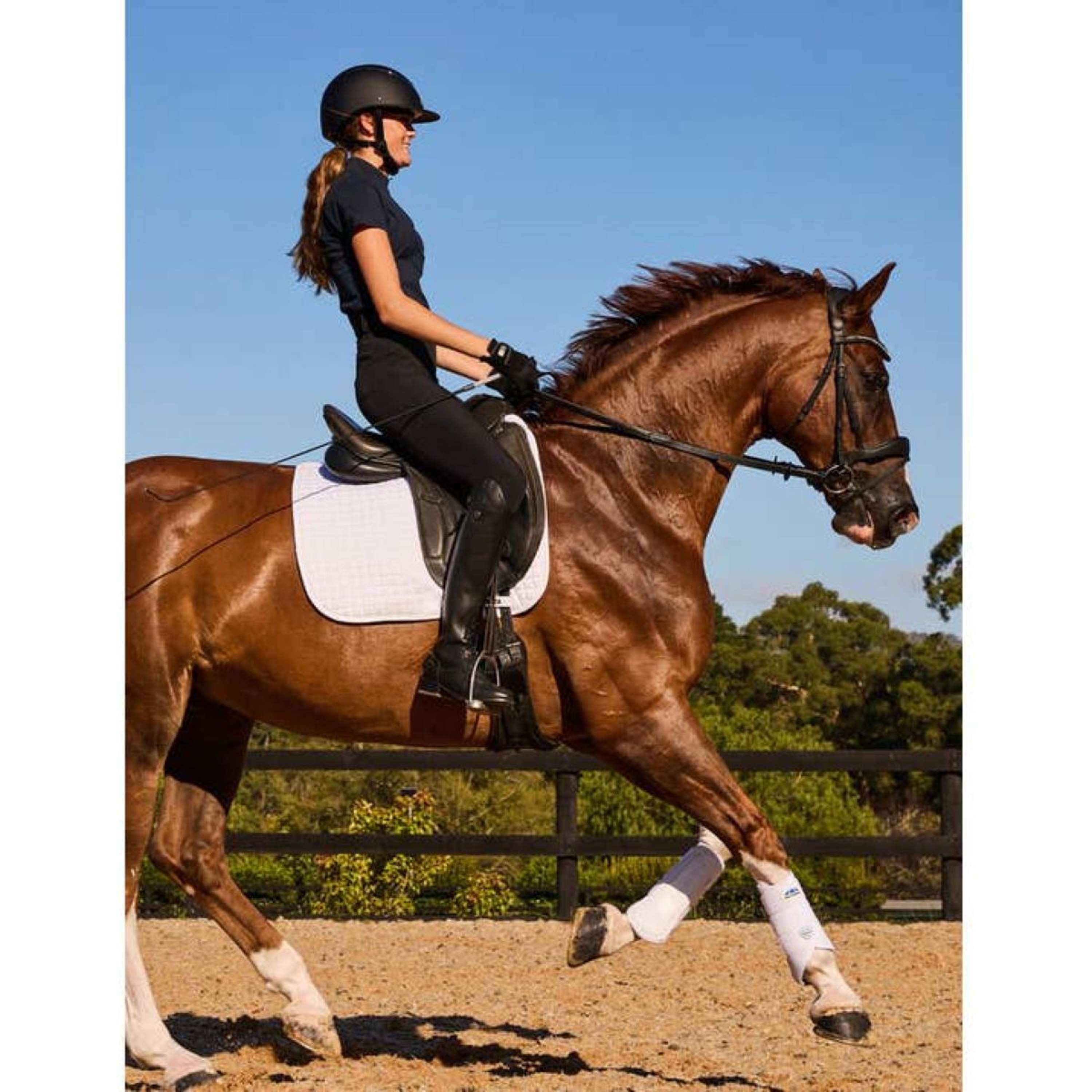 WeatherBeeta Tapis de Selle Prime Air-Tec Dressage Blanc
